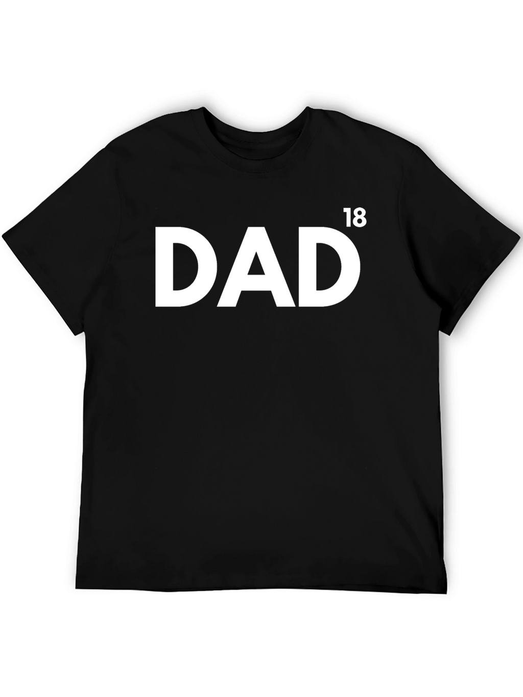 Dad Est 2018 Black Tee