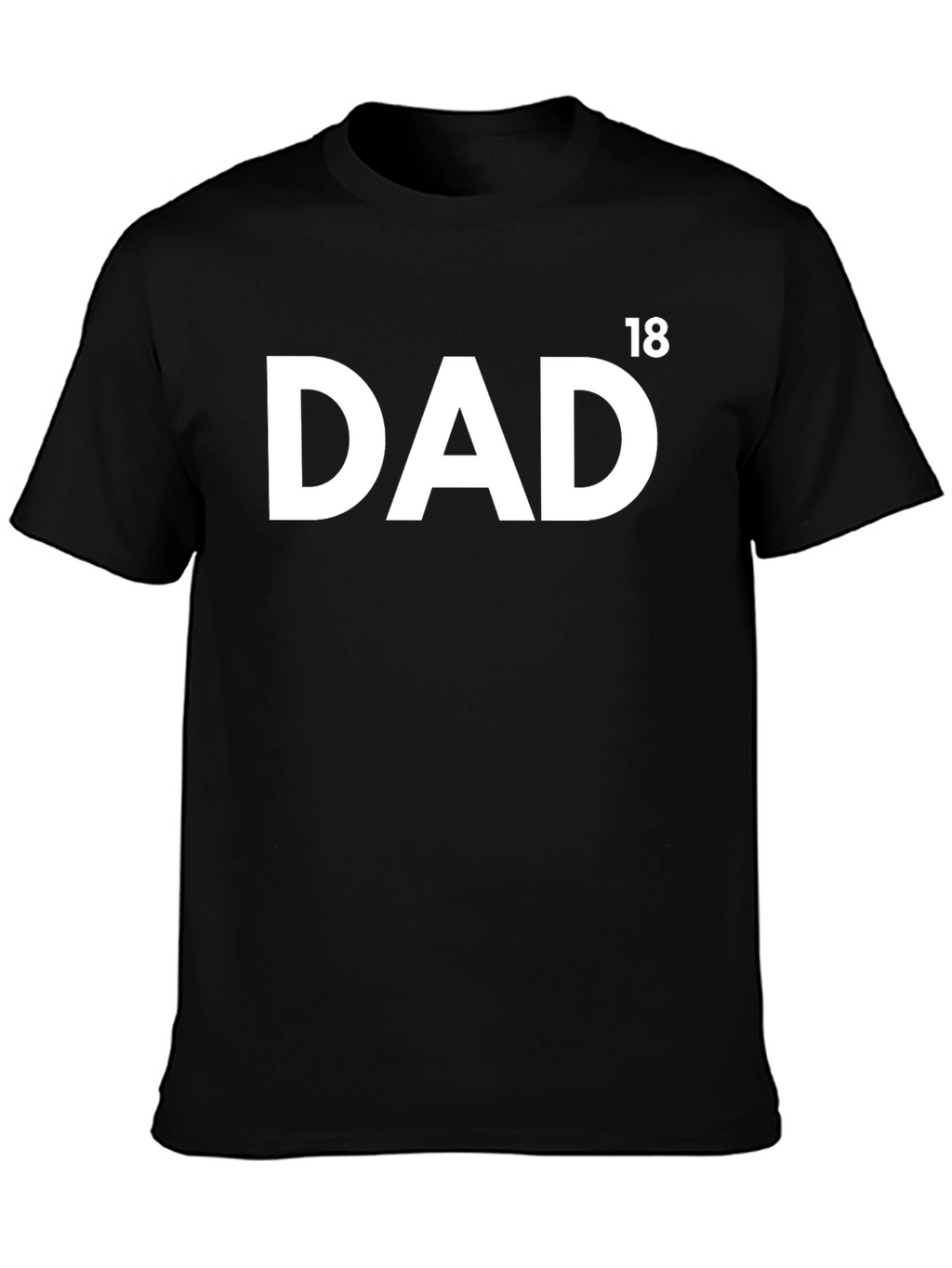 Dad Est 2018 Black Tee
