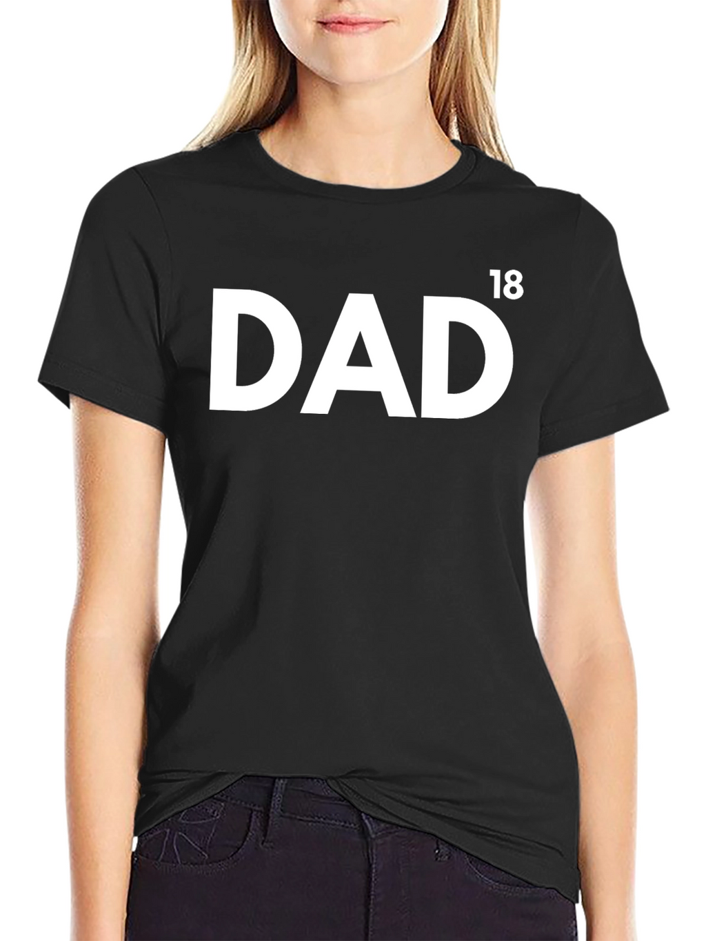 Dad Est 2018 Black Tee