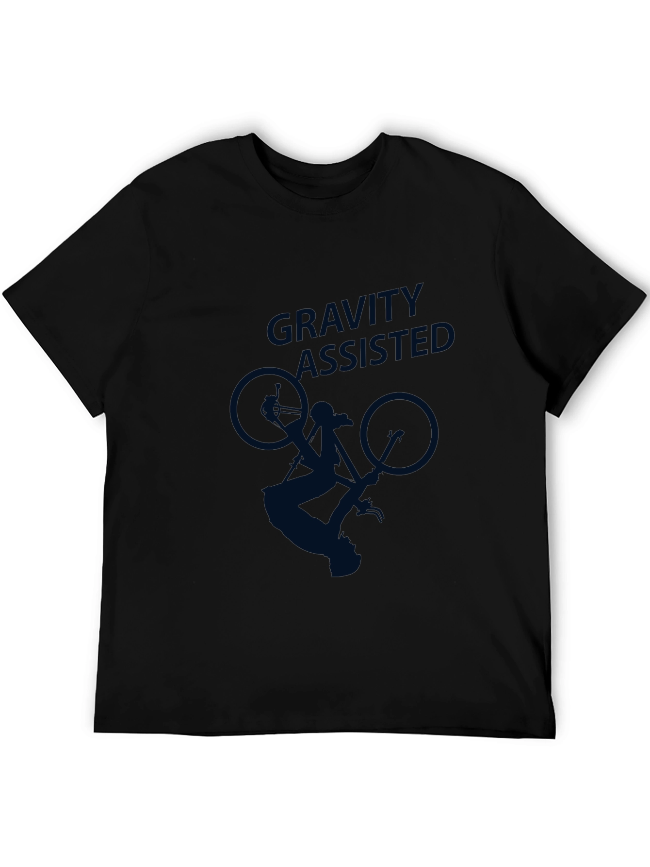 Gravity Assisted Biker T-Shirt - Black