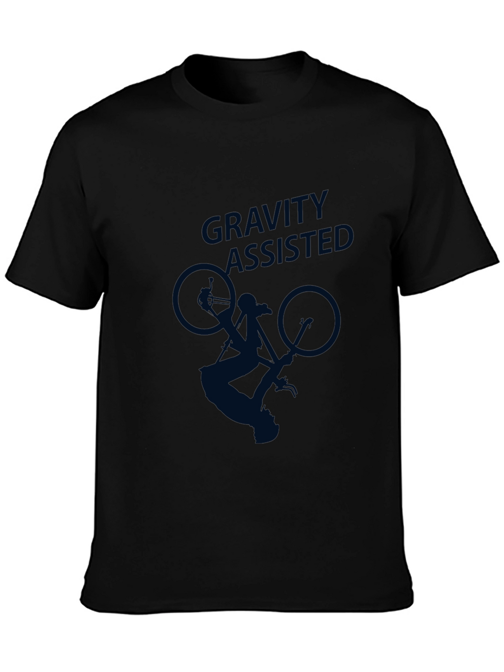 Gravity Assisted Biker T-Shirt - Black