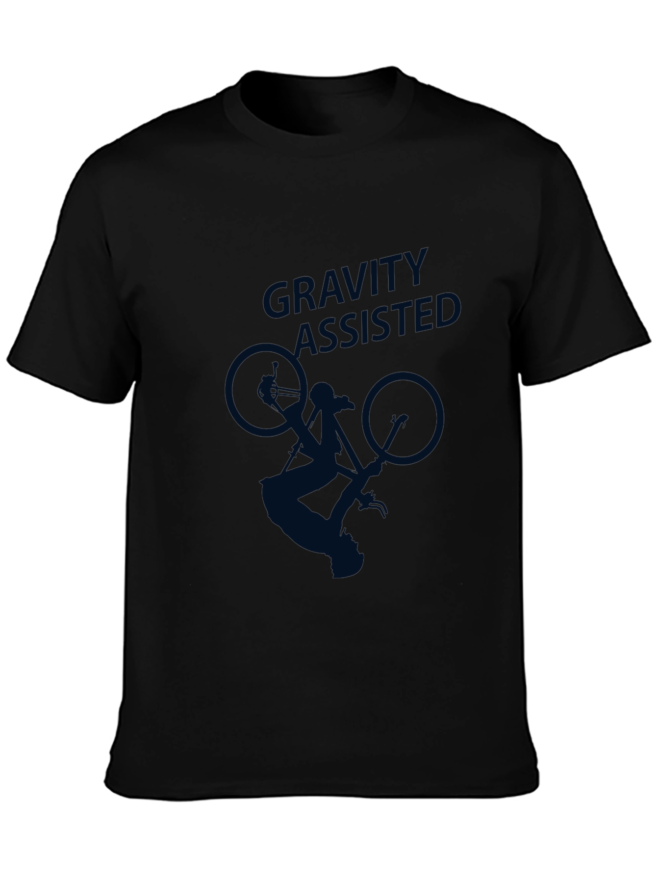 Gravity Assisted Biker T-Shirt - Black