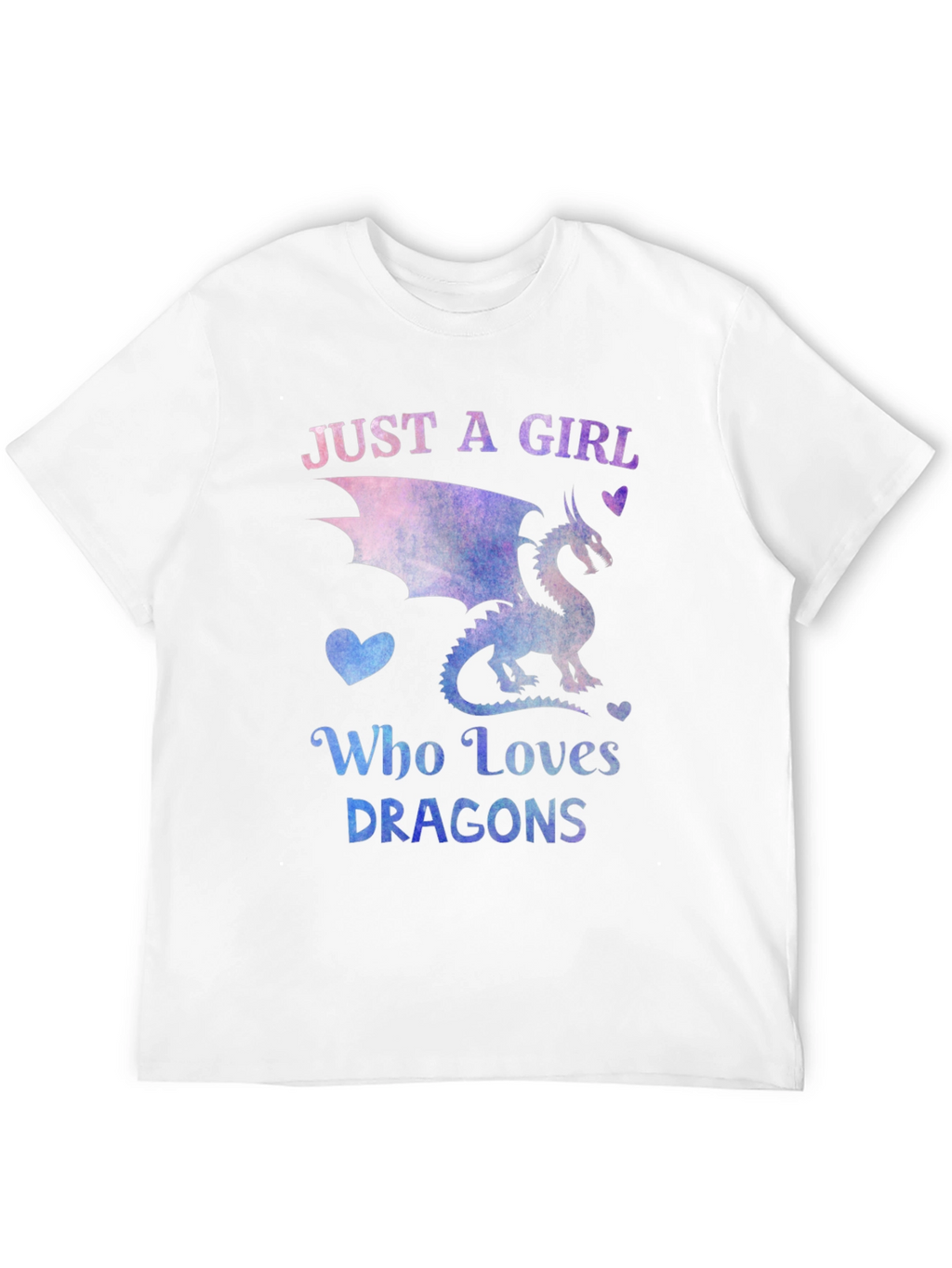 Just a Girl Who Loves Dragons T-Shirt