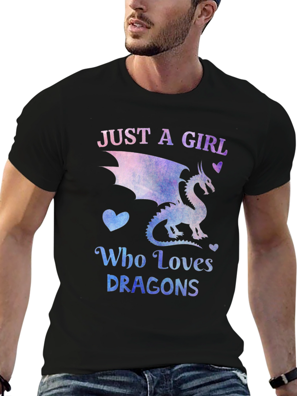Just a Girl Who Loves Dragons T-Shirt