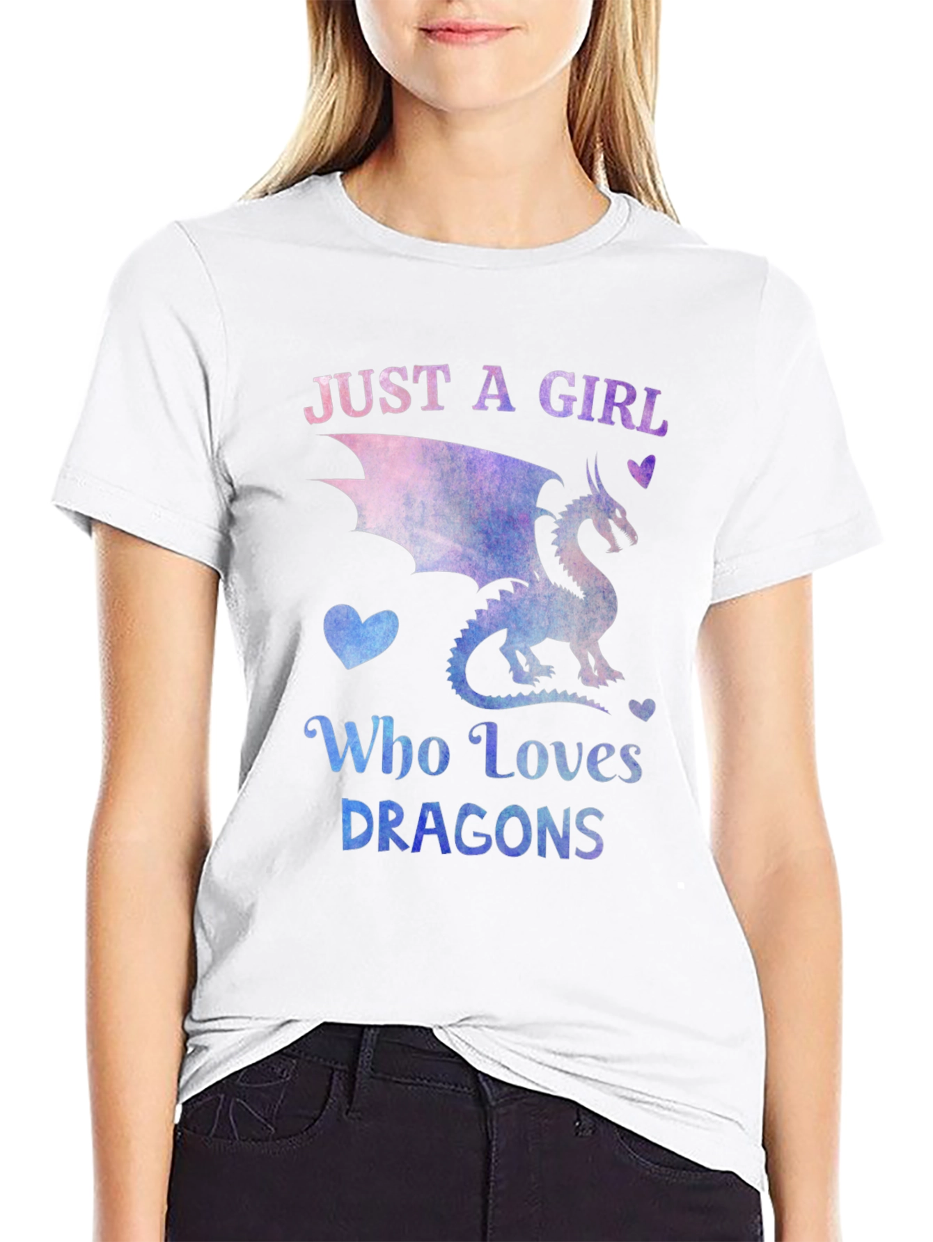 Just a Girl Who Loves Dragons T-Shirt