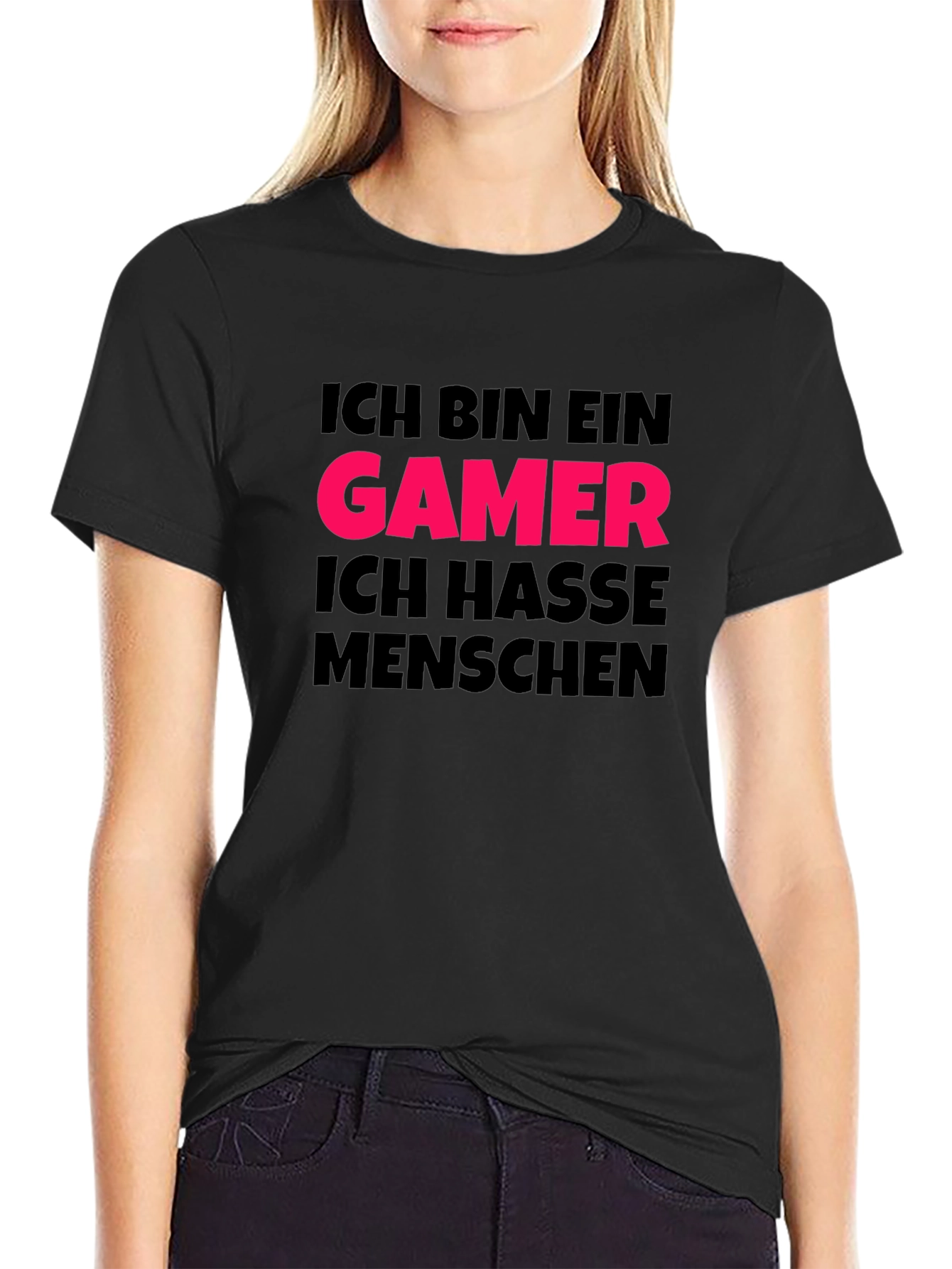 Gamer T-Shirt - Ich Bin Ein Gamer Ich Hasse Menschen