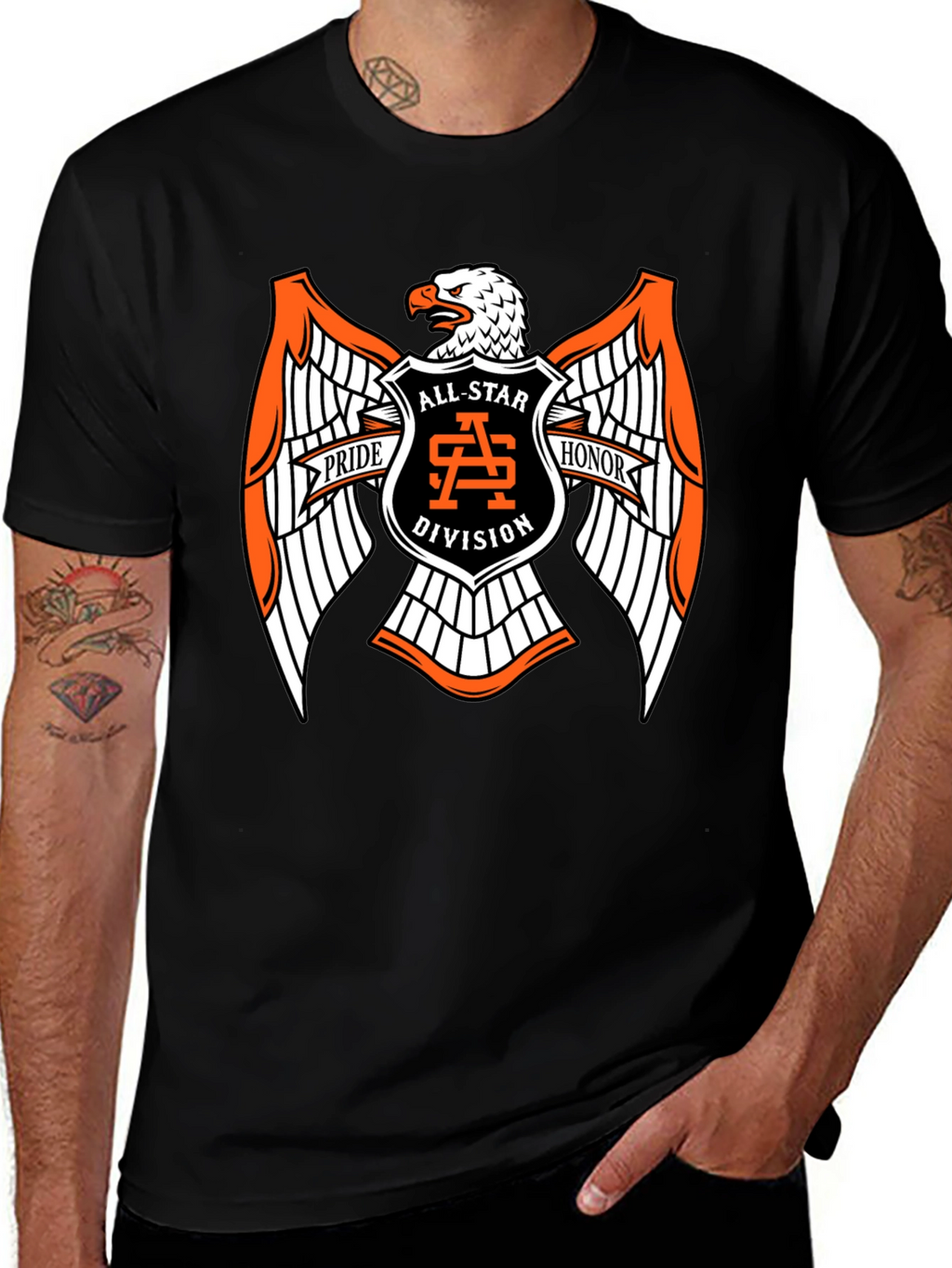 All-Star Division Eagle Graphic T-Shirt