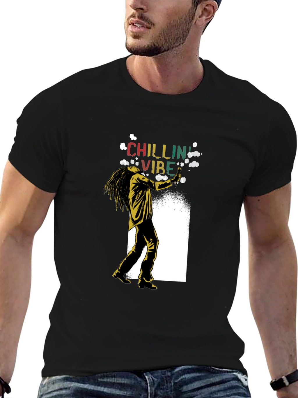 Chillin Vibe Graphic T-Shirt - Relaxed Style