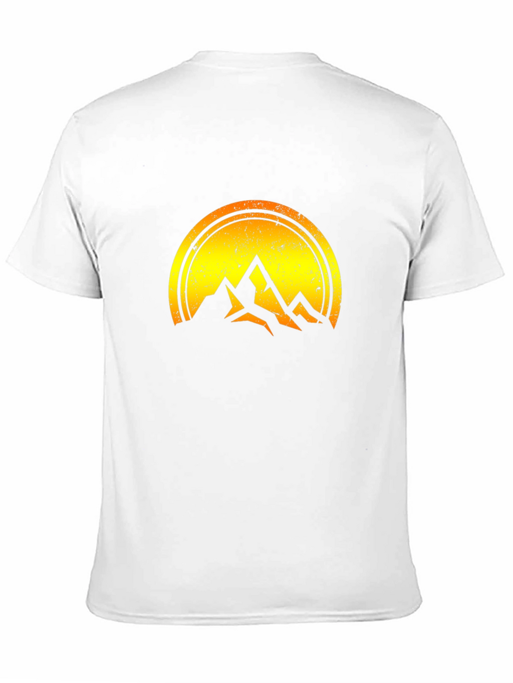 Mountain Sunset Graphic Tee - Black Cotton Blend