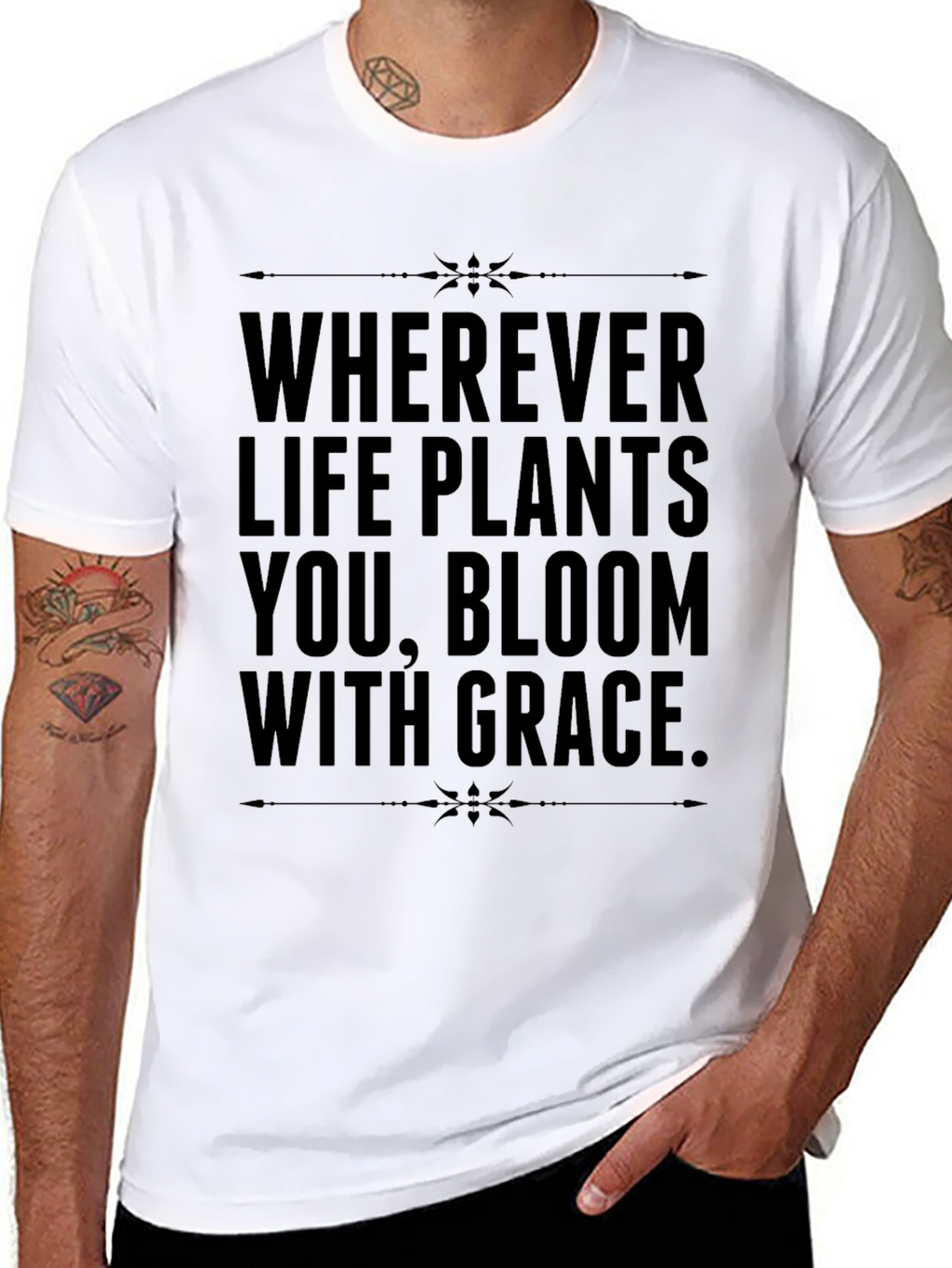 Bloom With Grace Graphic T-Shirt