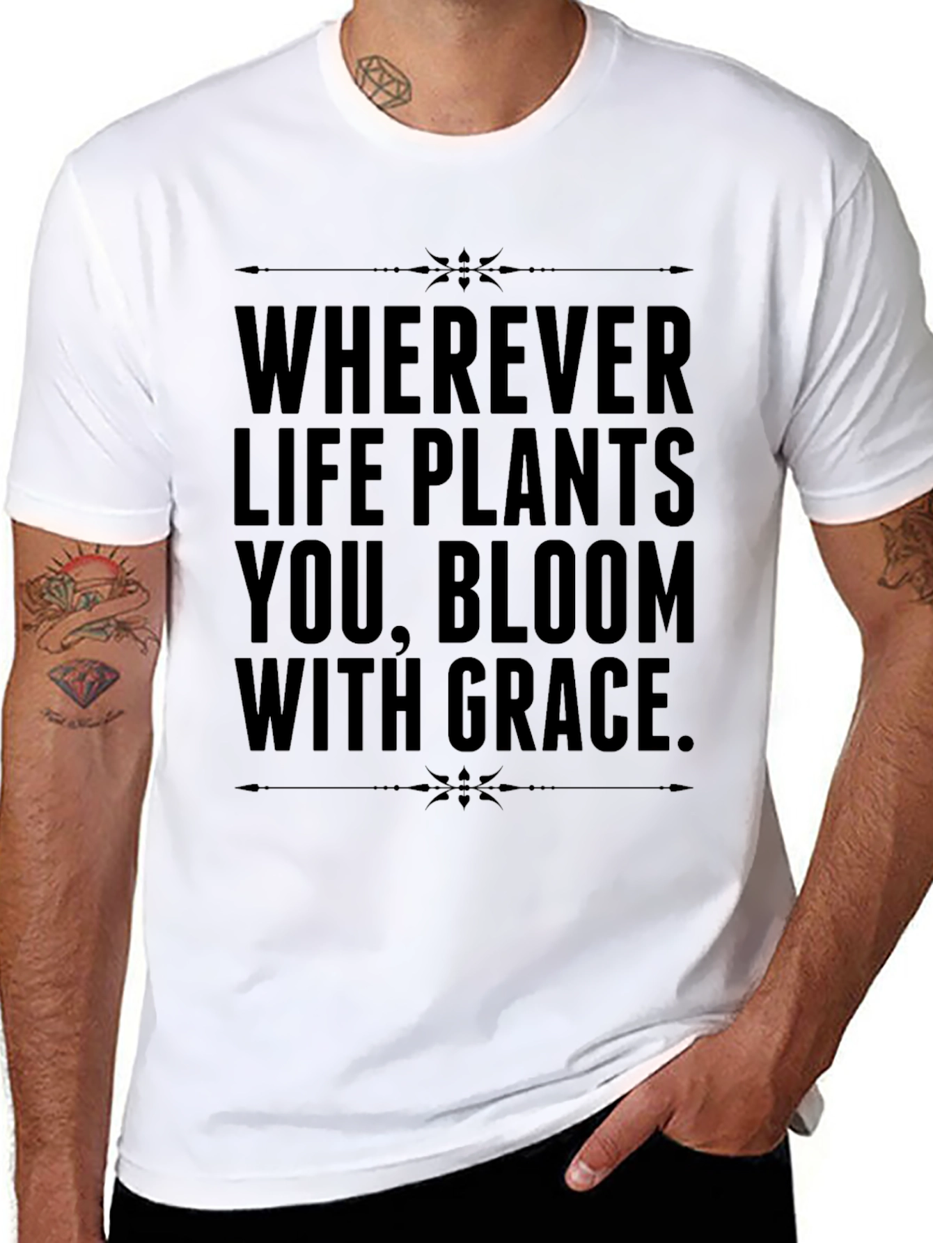 Bloom With Grace Graphic T-Shirt