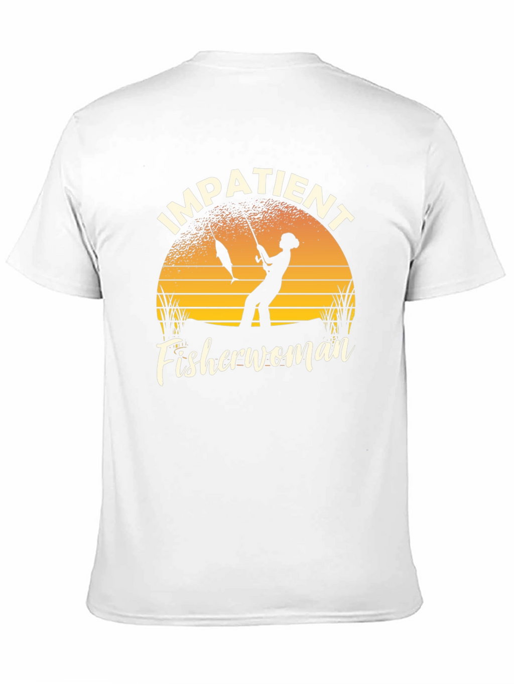 Impatient Fisherwoman Graphic T-Shirt