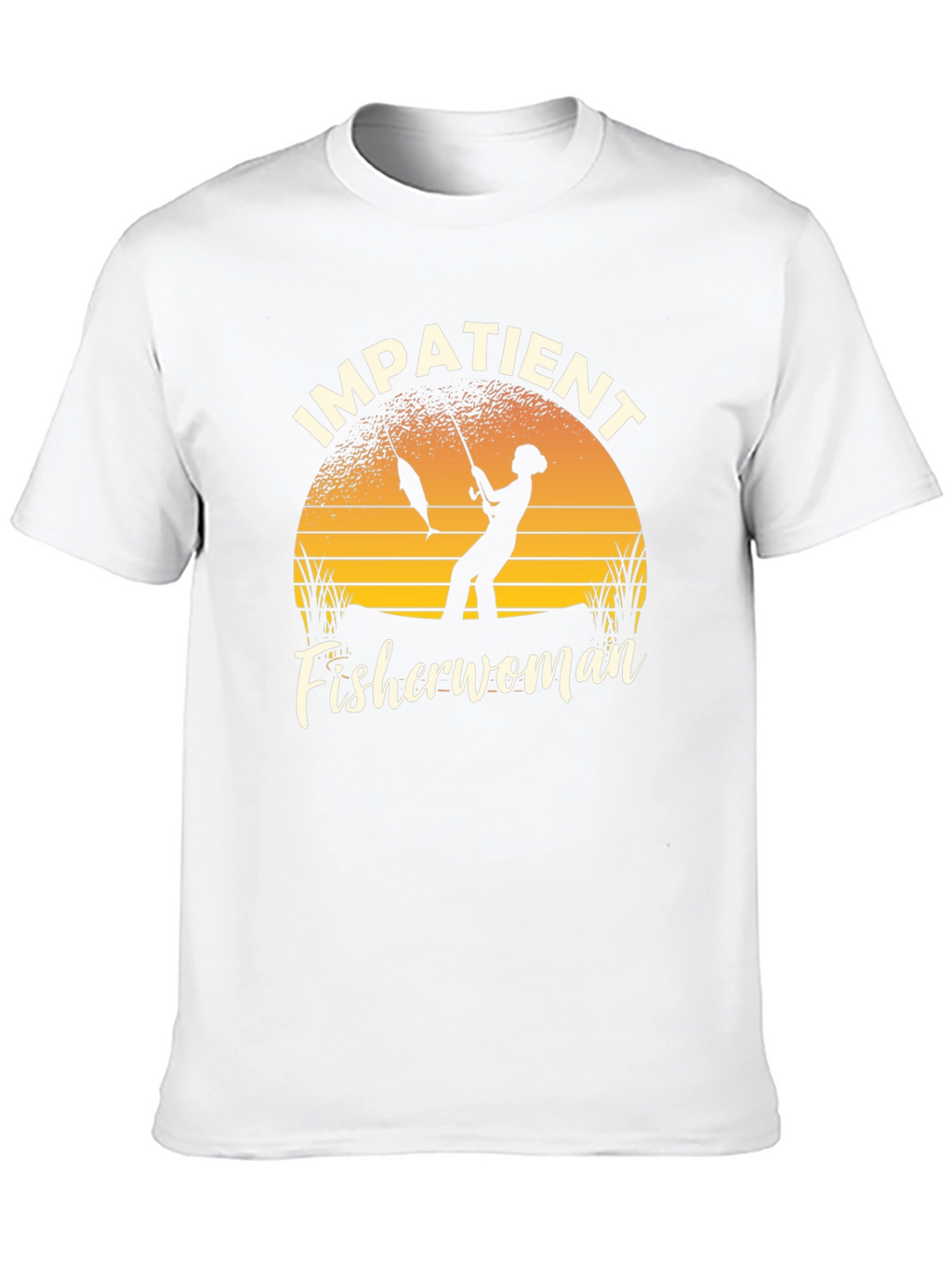 Impatient Fisherwoman Graphic T-Shirt