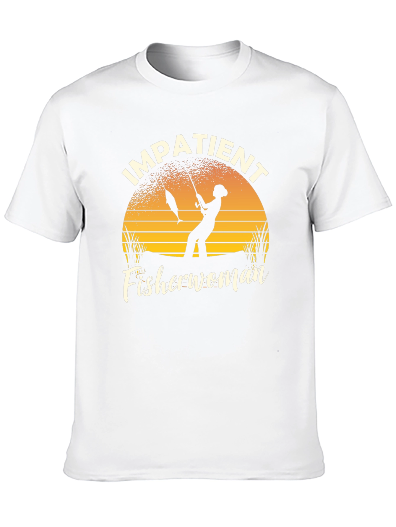 Impatient Fisherwoman Graphic T-Shirt