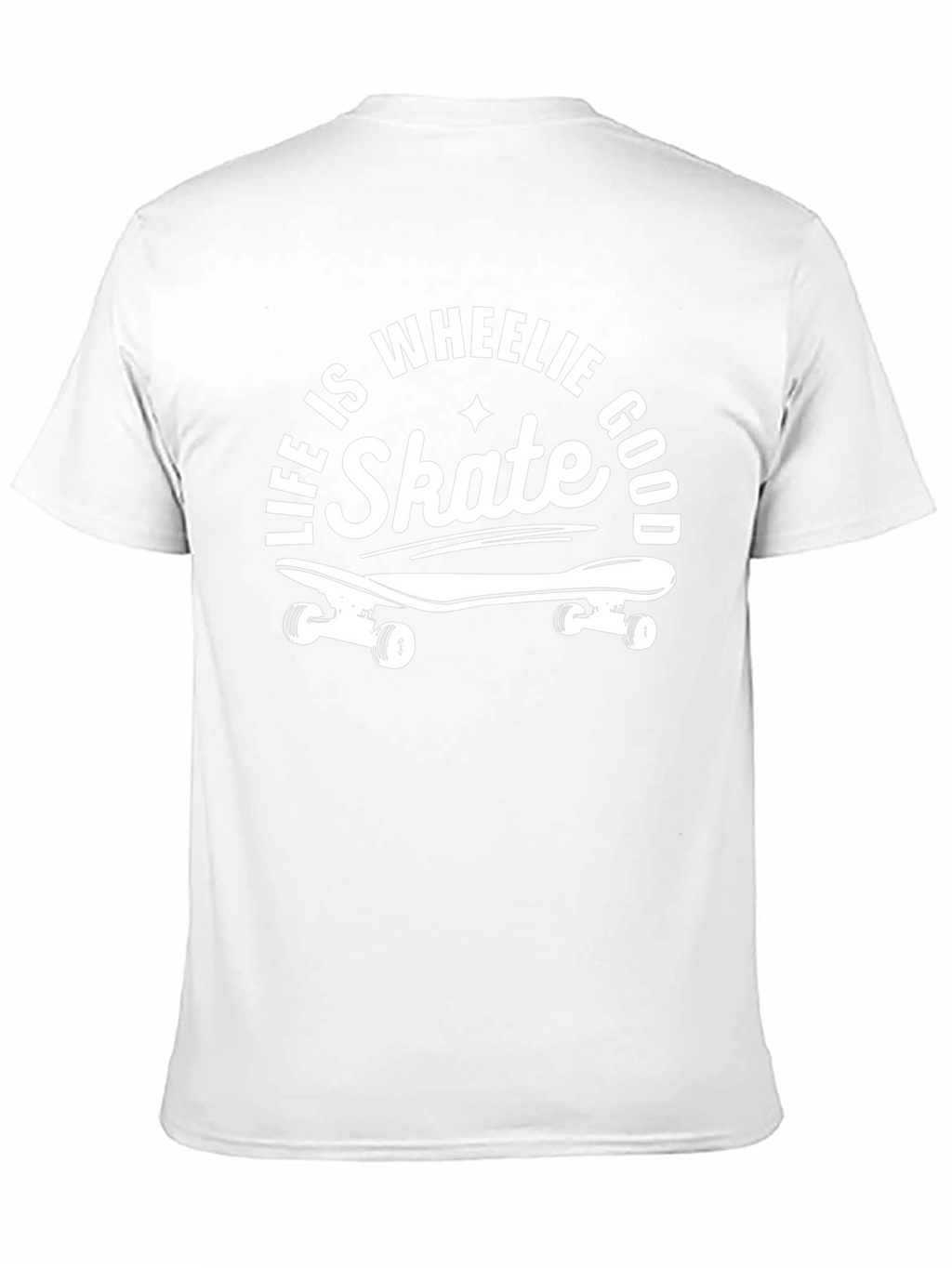 Skate Wheelie Good Black T-Shirt