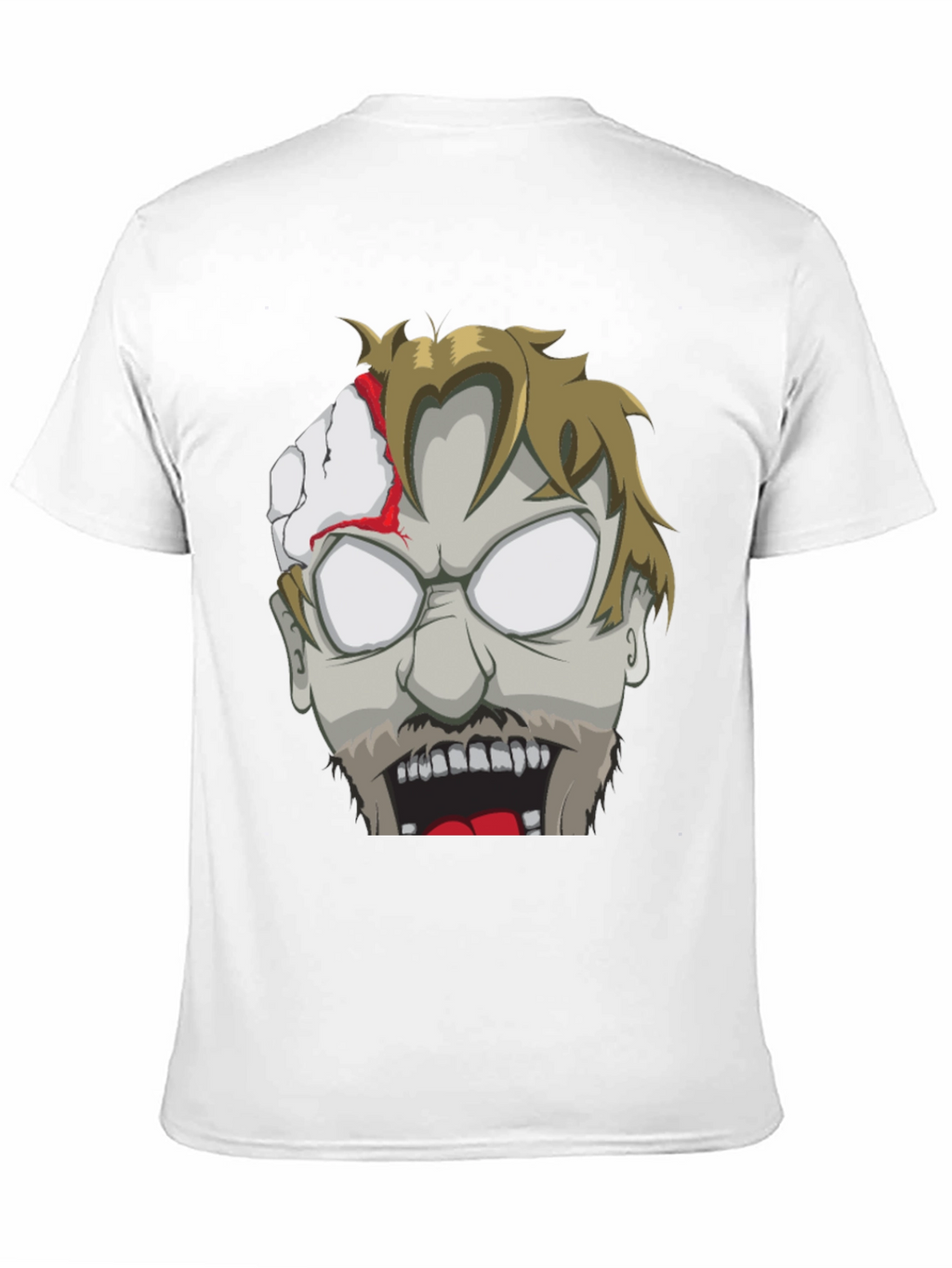 Zombie Face Graphic T-Shirt