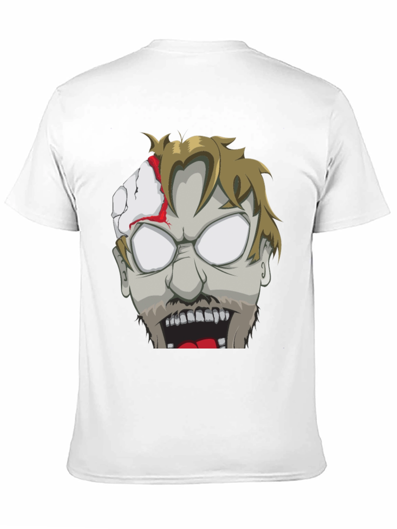Zombie Face Graphic T-Shirt