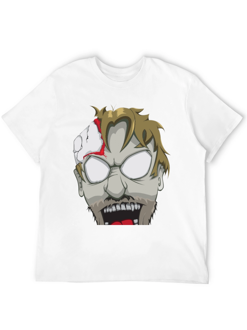 Zombie Face Graphic T-Shirt