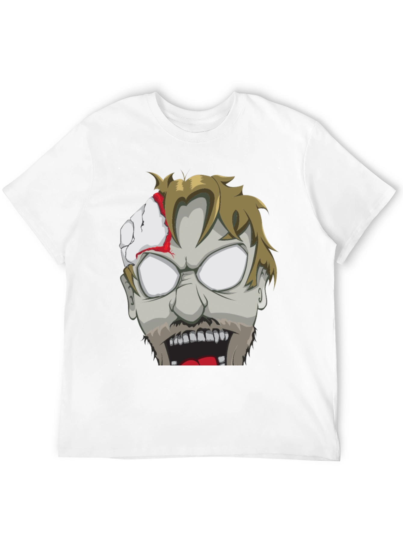 Zombie Face Graphic T-Shirt