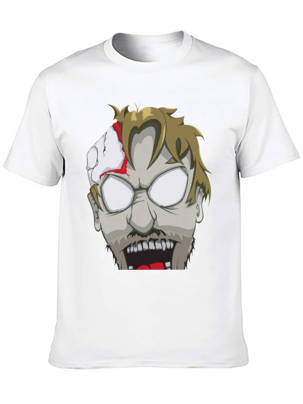 Zombie Face Graphic T-Shirt