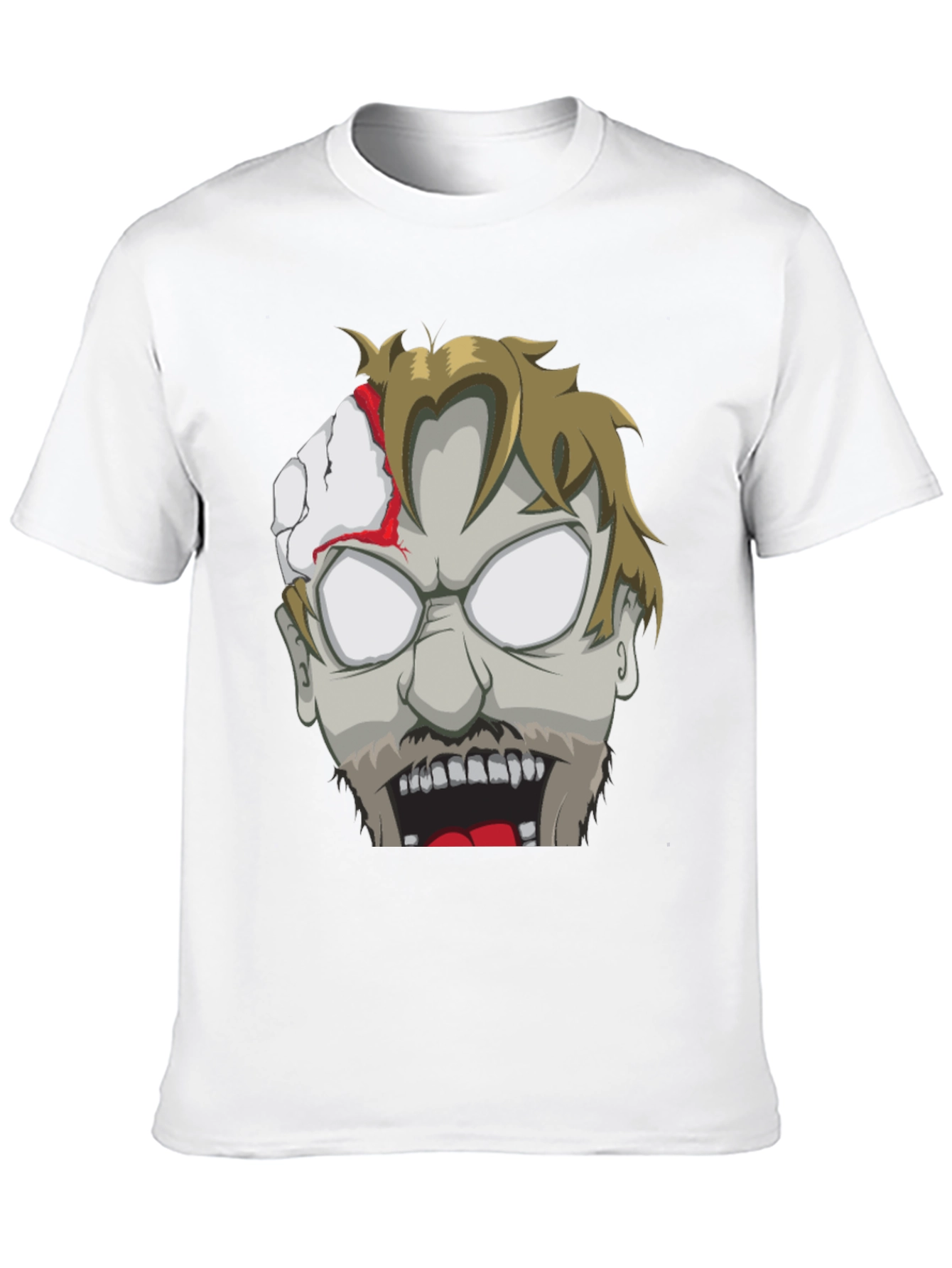 Zombie Face Graphic T-Shirt