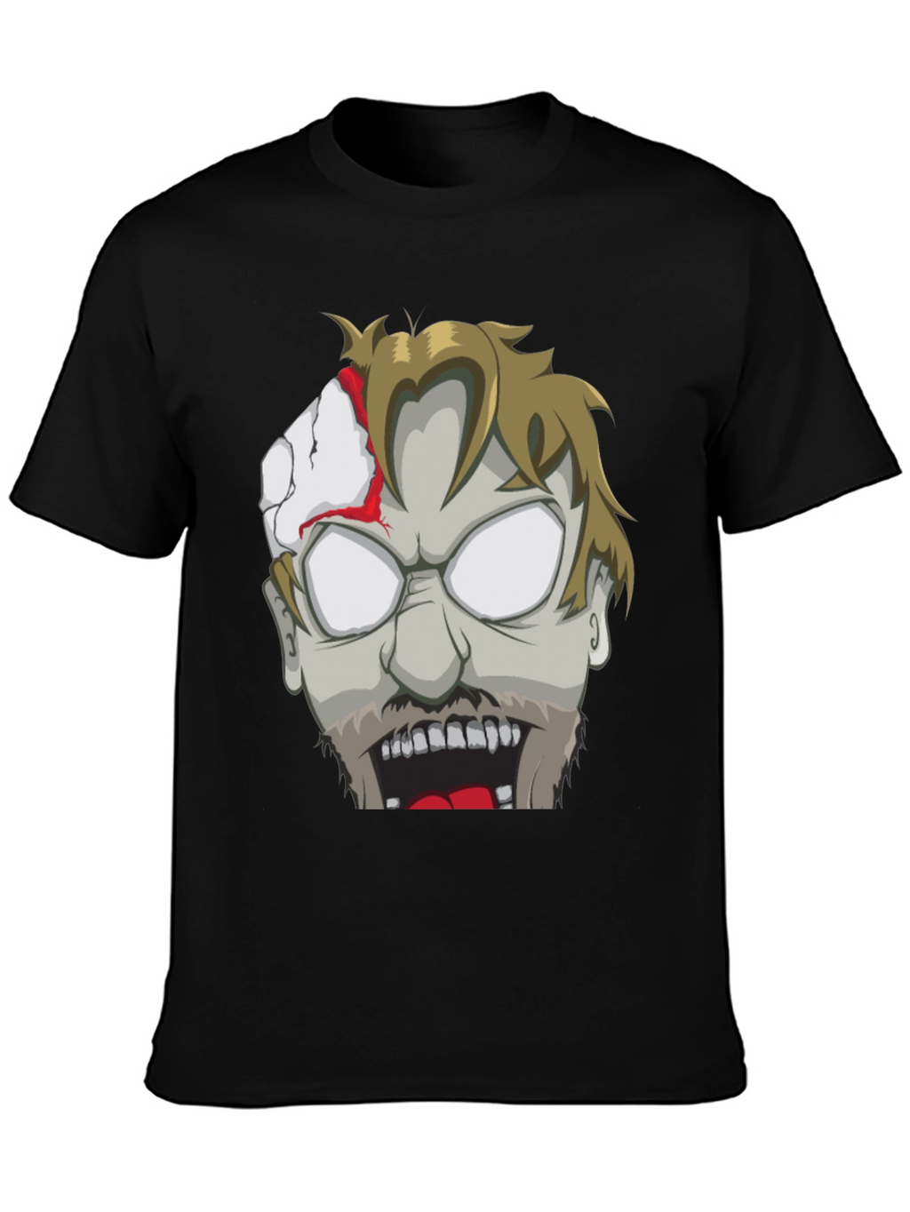Zombie Face Graphic T-Shirt