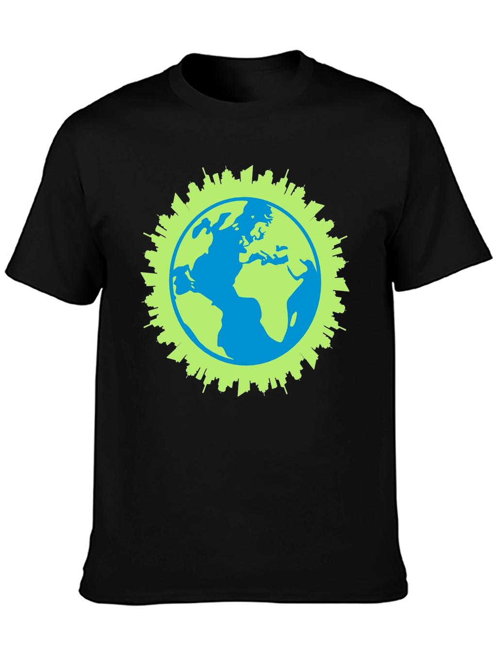 Eco-Friendly Earth Graphic T-Shirt