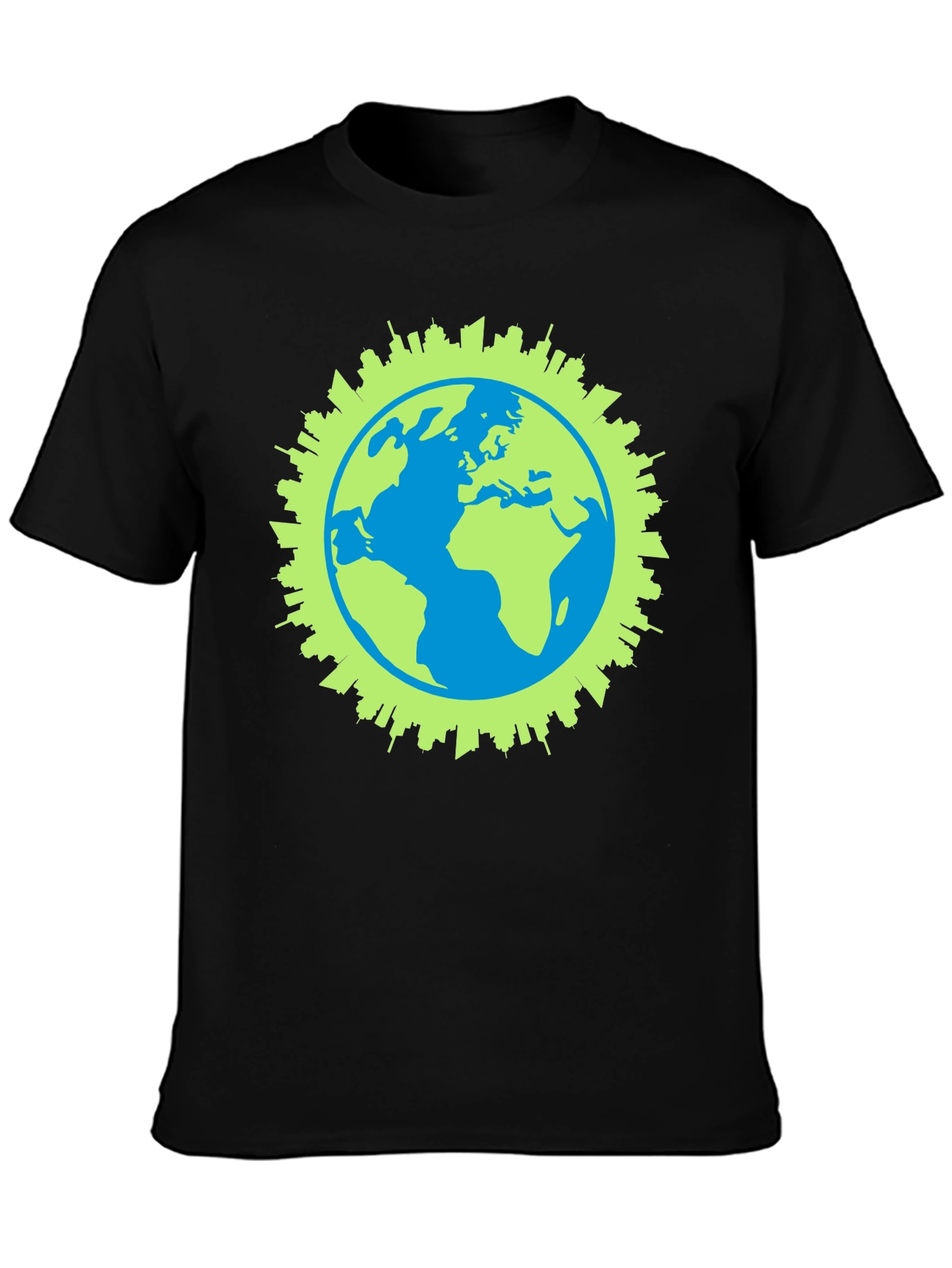 Eco-Friendly Earth Graphic T-Shirt