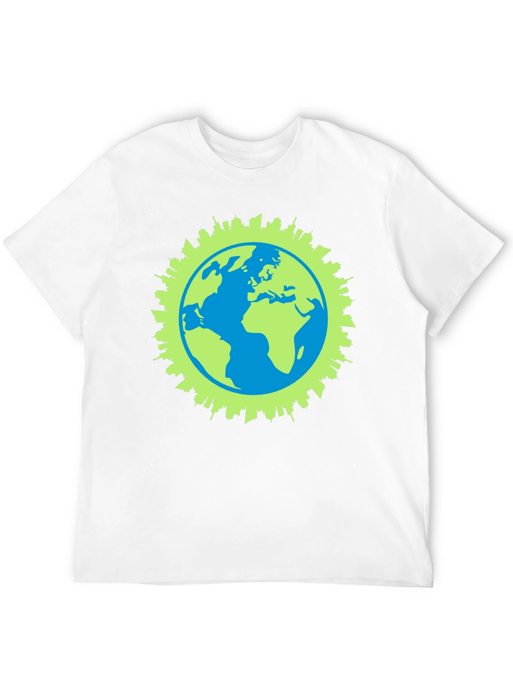 Eco-Friendly Earth Graphic T-Shirt