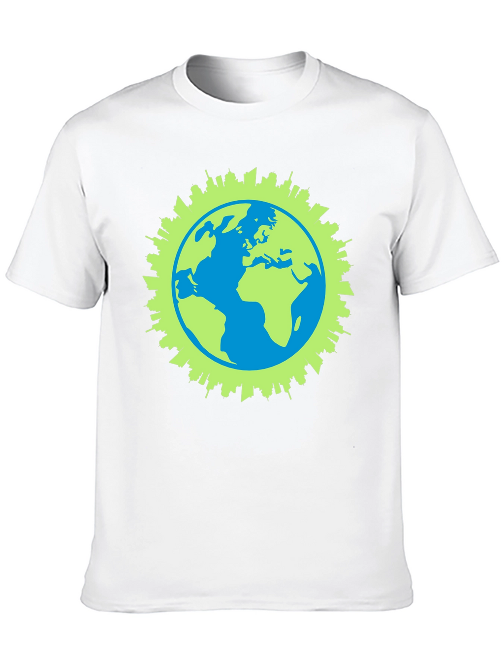 Eco-Friendly Earth Graphic T-Shirt