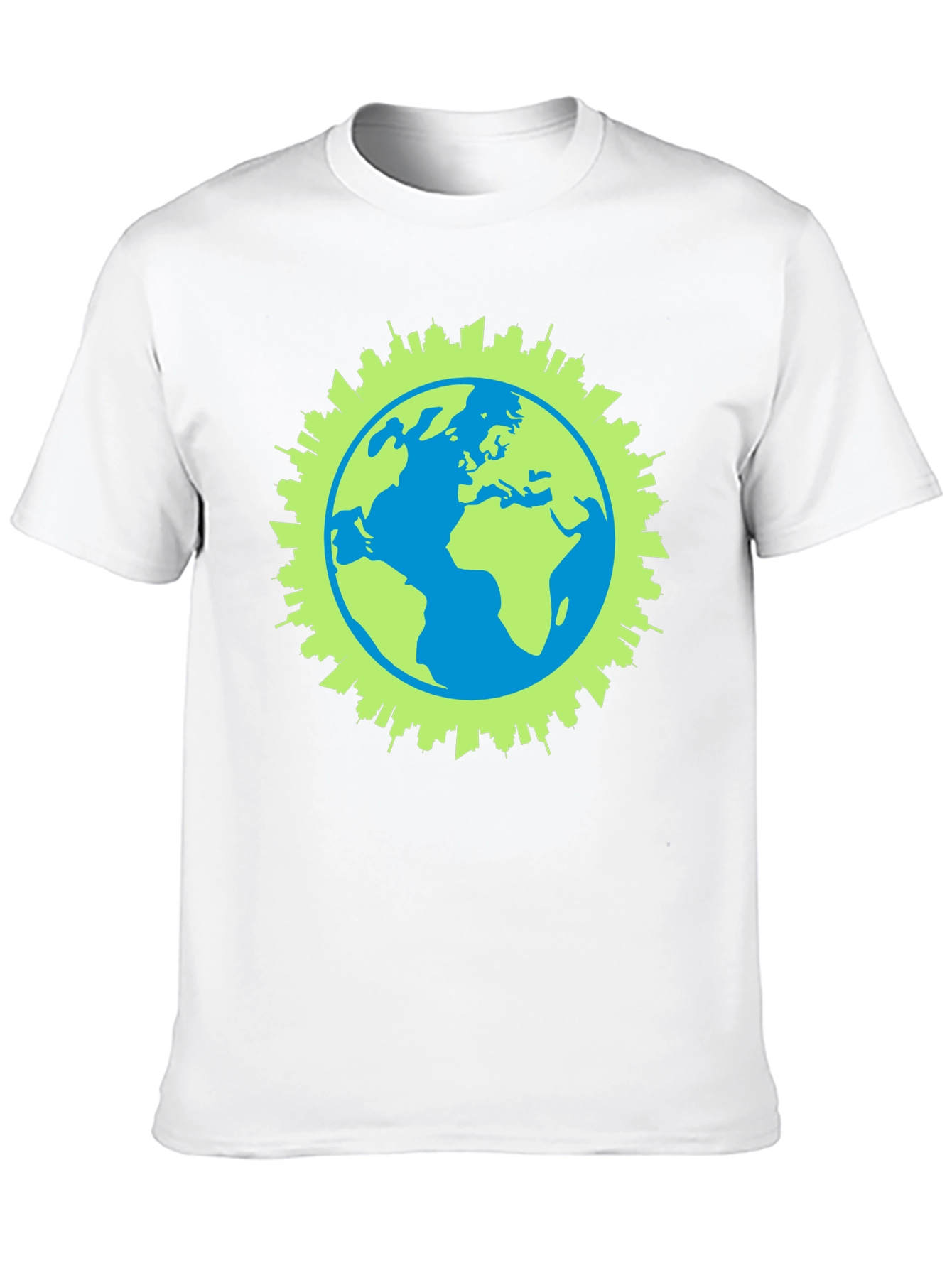 Eco-Friendly Earth Graphic T-Shirt