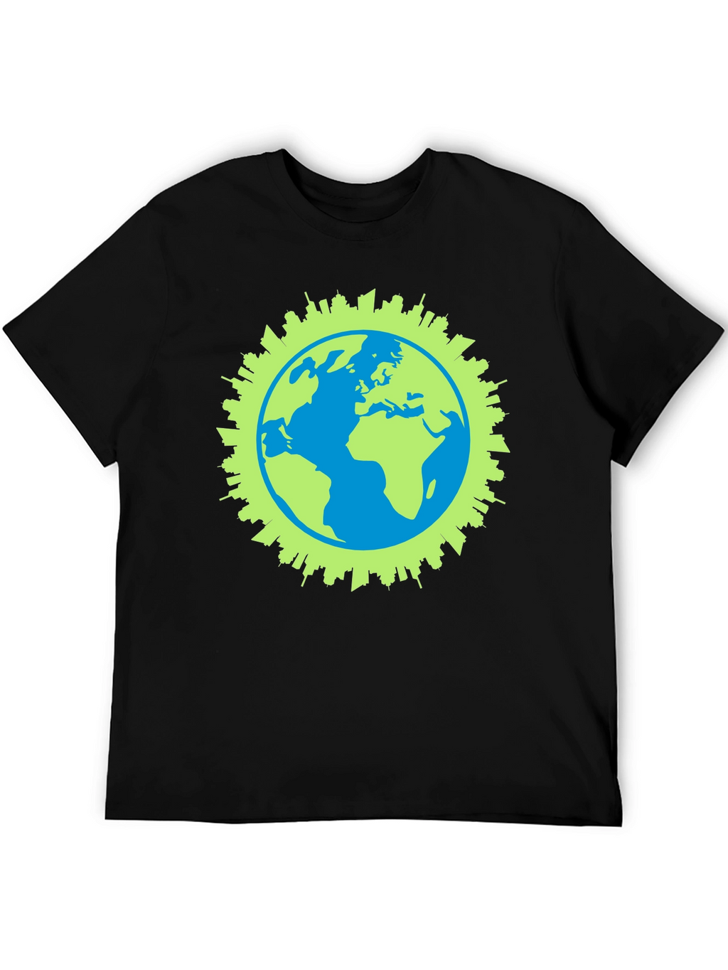 Eco-Friendly Earth Graphic T-Shirt