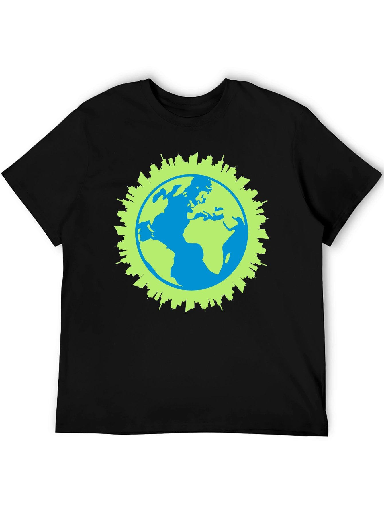 Eco-Friendly Earth Graphic T-Shirt