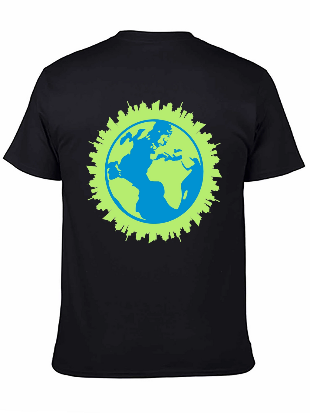 Eco-Friendly Earth Graphic T-Shirt