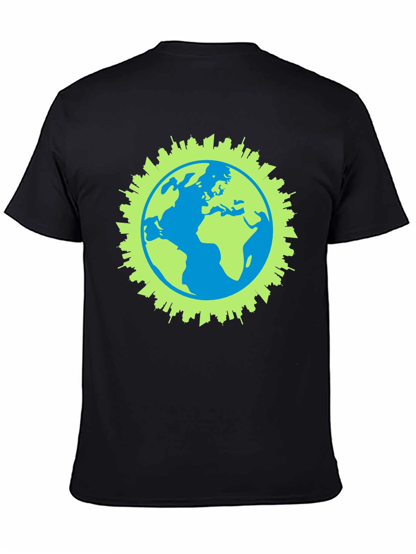 Eco-Friendly Earth Graphic T-Shirt