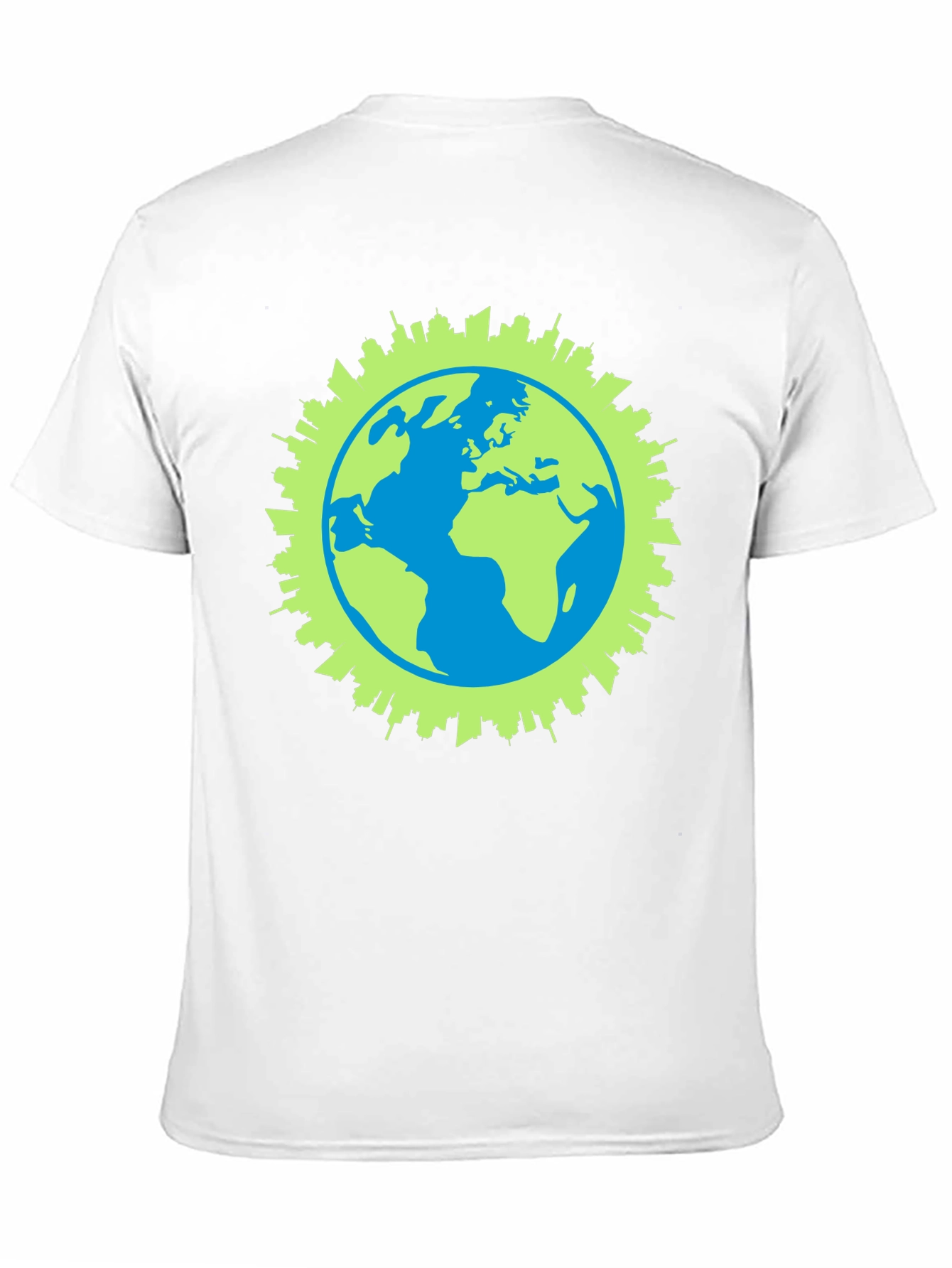 Eco-Friendly Earth Graphic T-Shirt