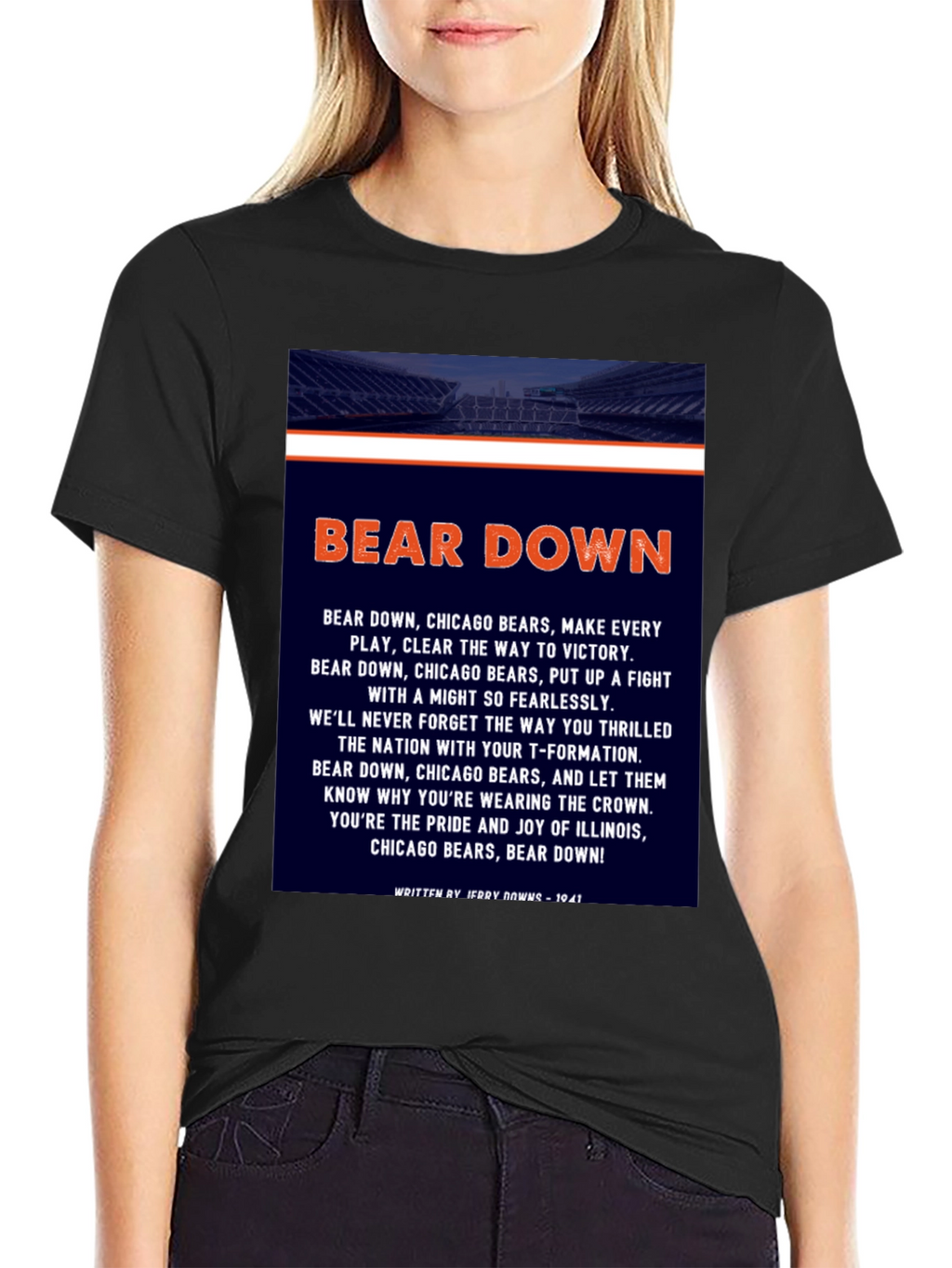 Chicago Bears Bear Down Graphic T-Shirt