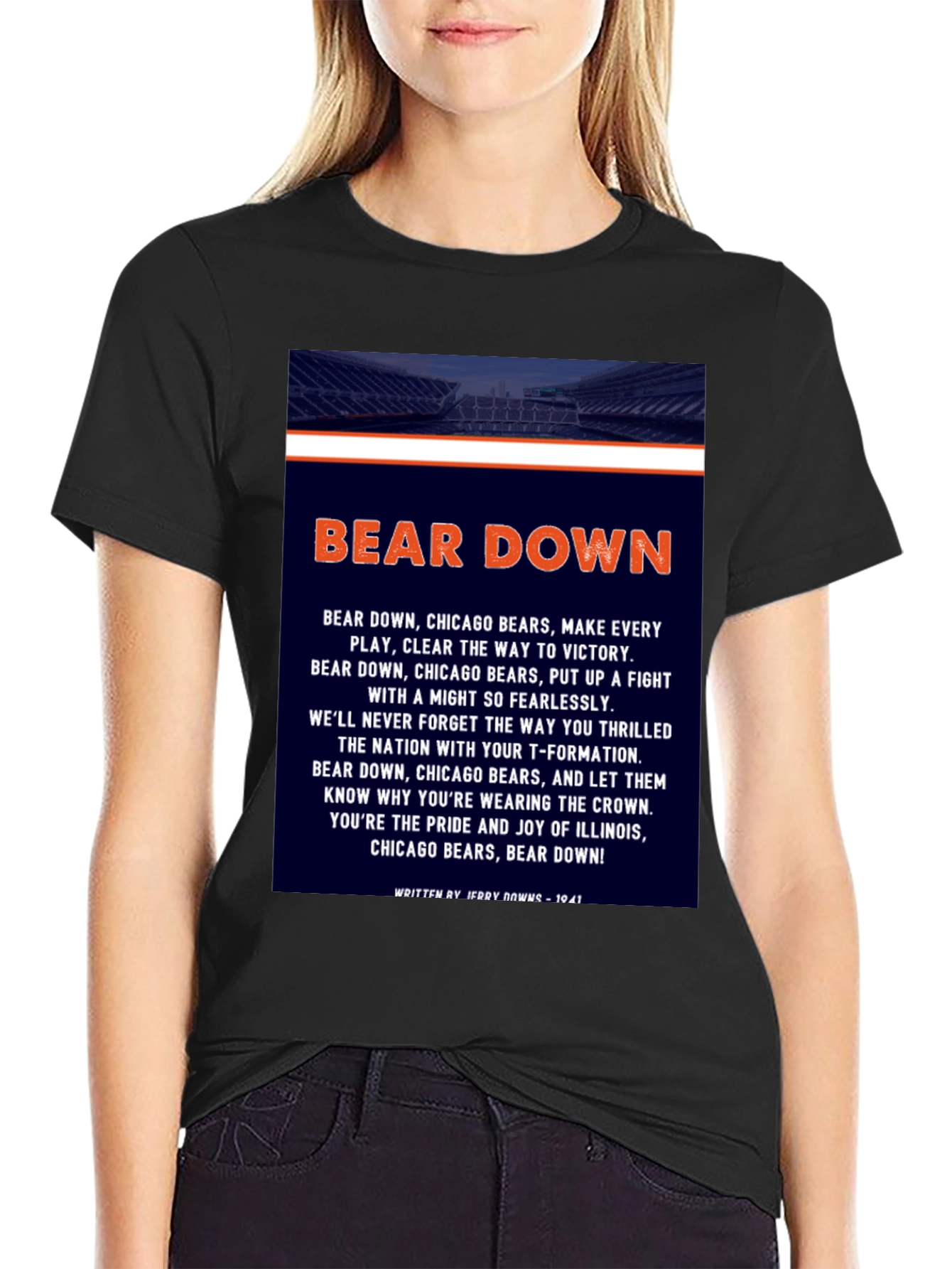 Chicago Bears Bear Down Graphic T-Shirt