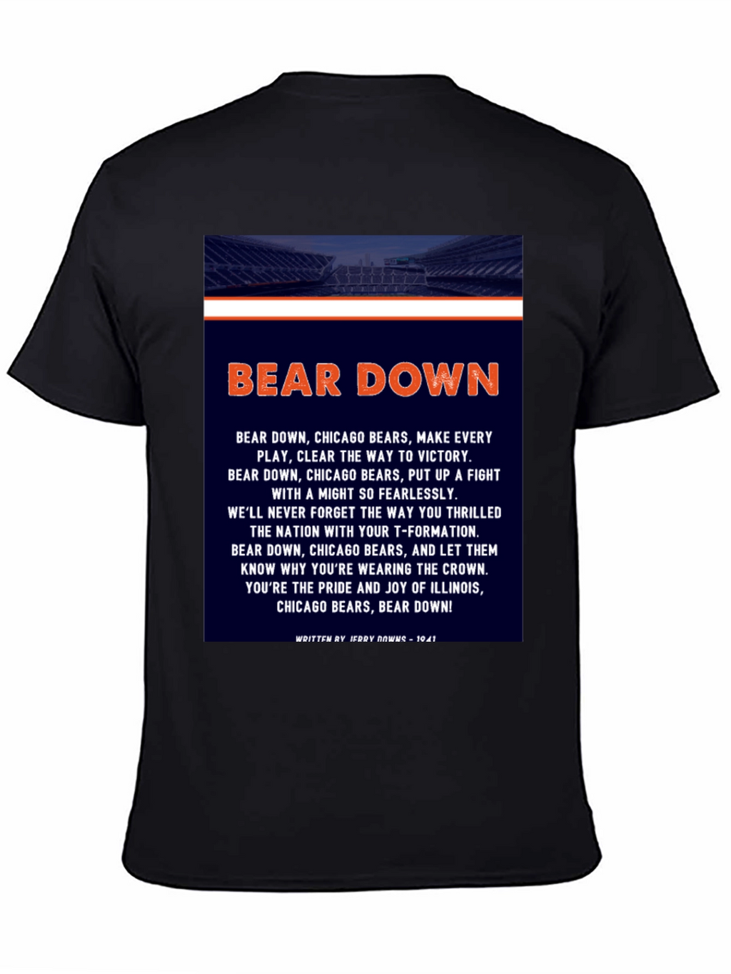 Chicago Bears Bear Down Graphic T-Shirt