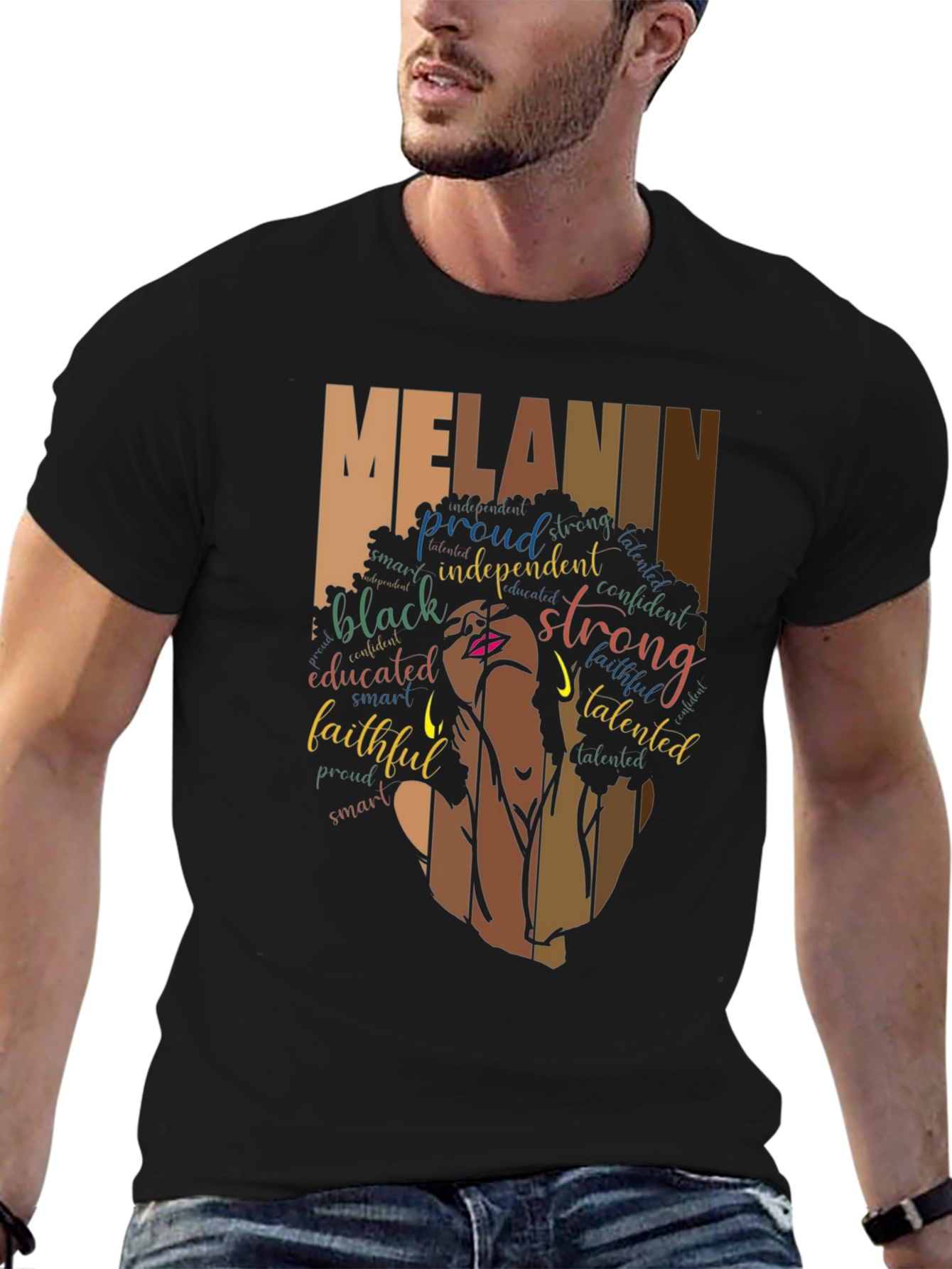 Melanin Pride Black History Month Graphic Tee