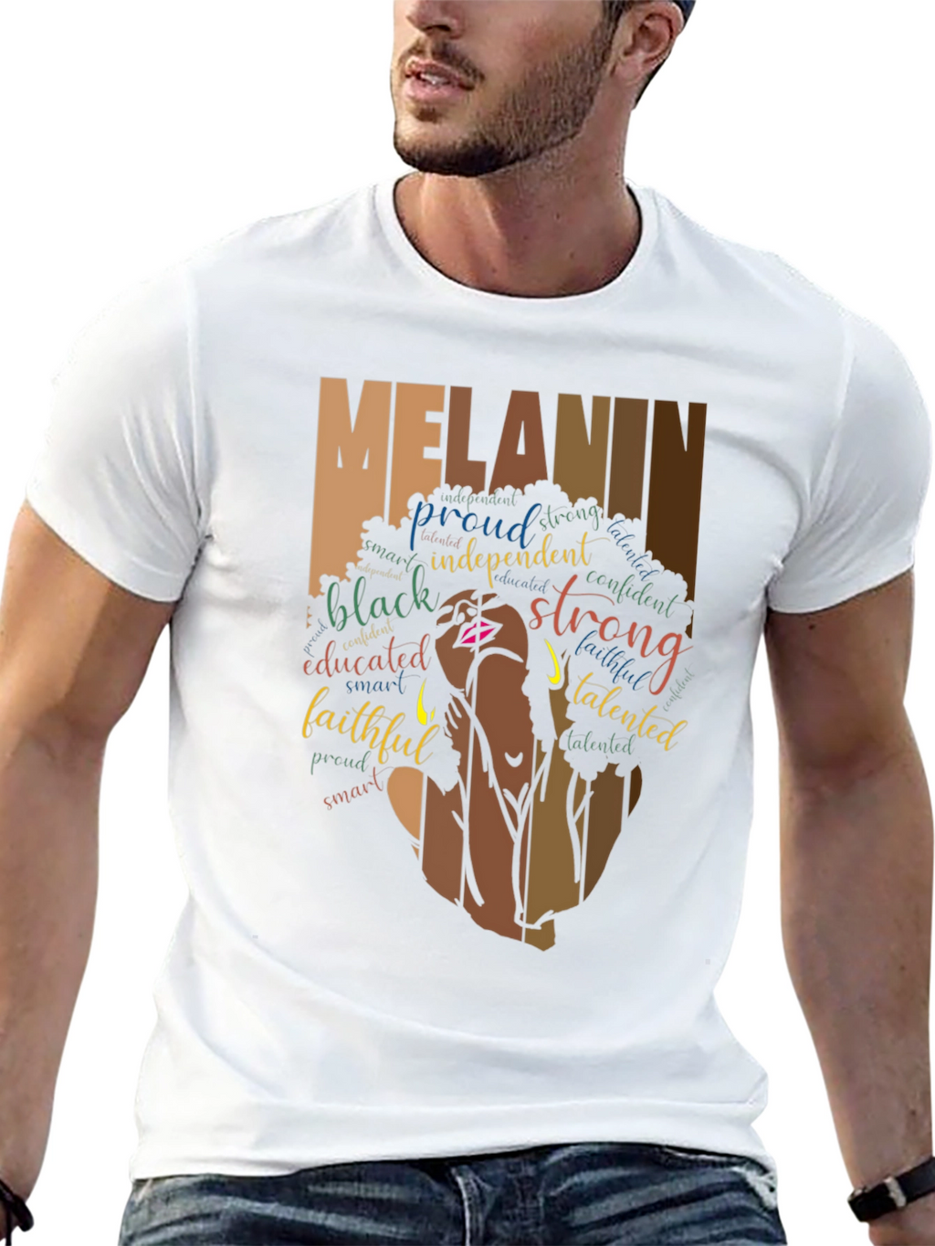 Melanin Pride Black History Month Graphic Tee