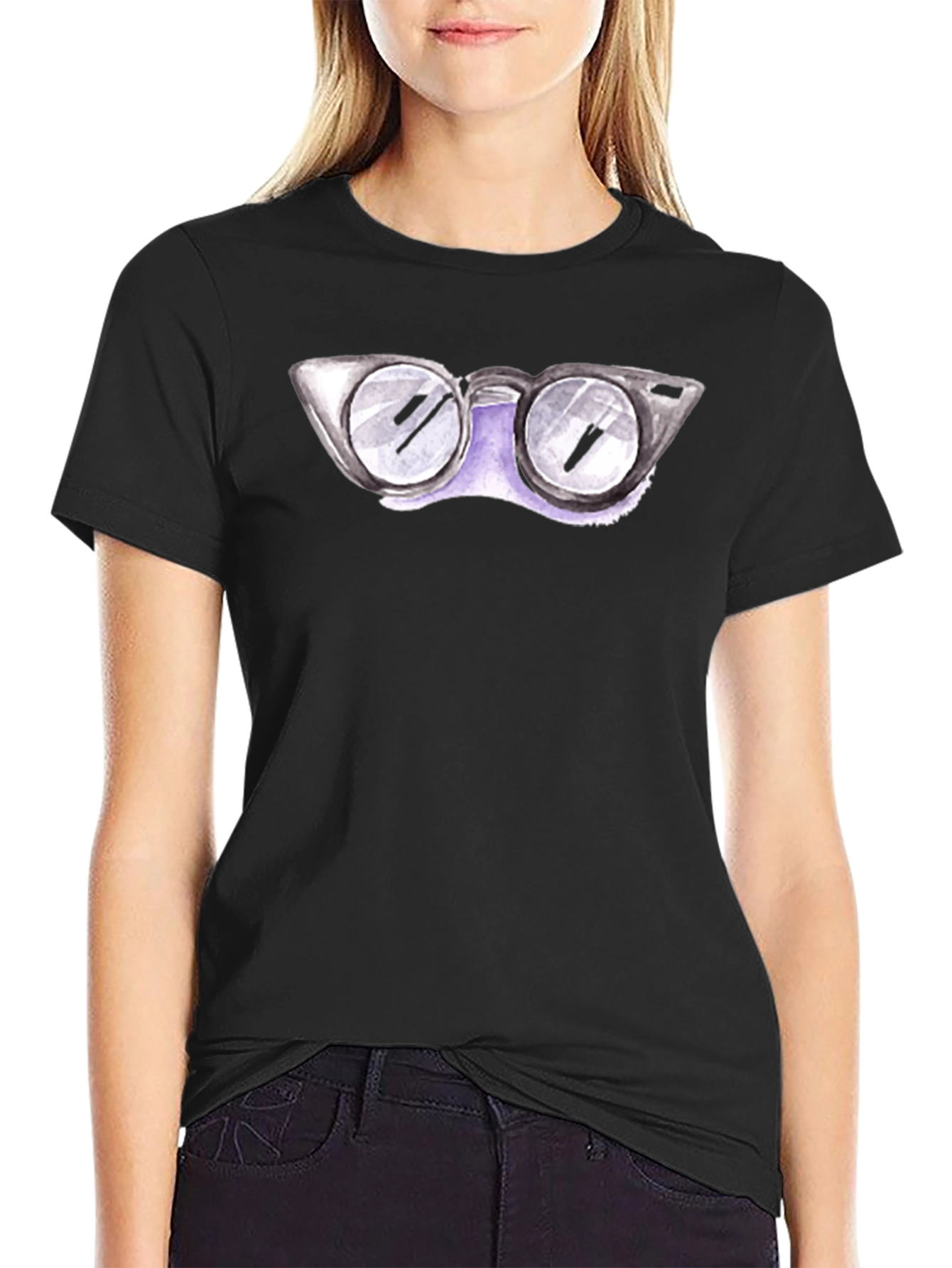 Funky Glasses Tee - Vintage Style Graphic T-Shirt