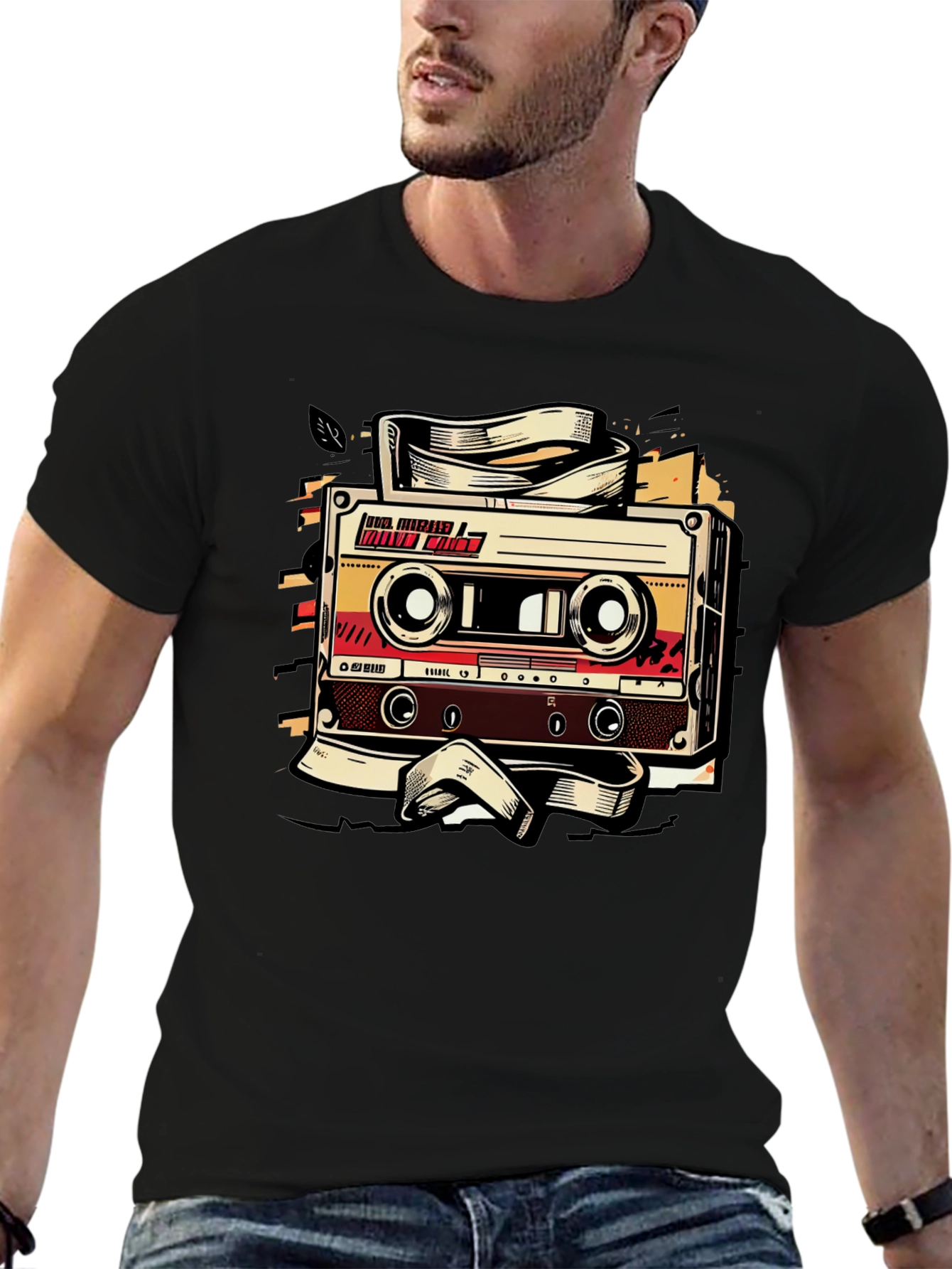 Retro Cassette Tape Graphic Tee