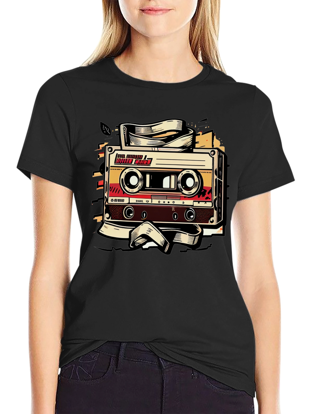 Retro Cassette Tape Graphic Tee