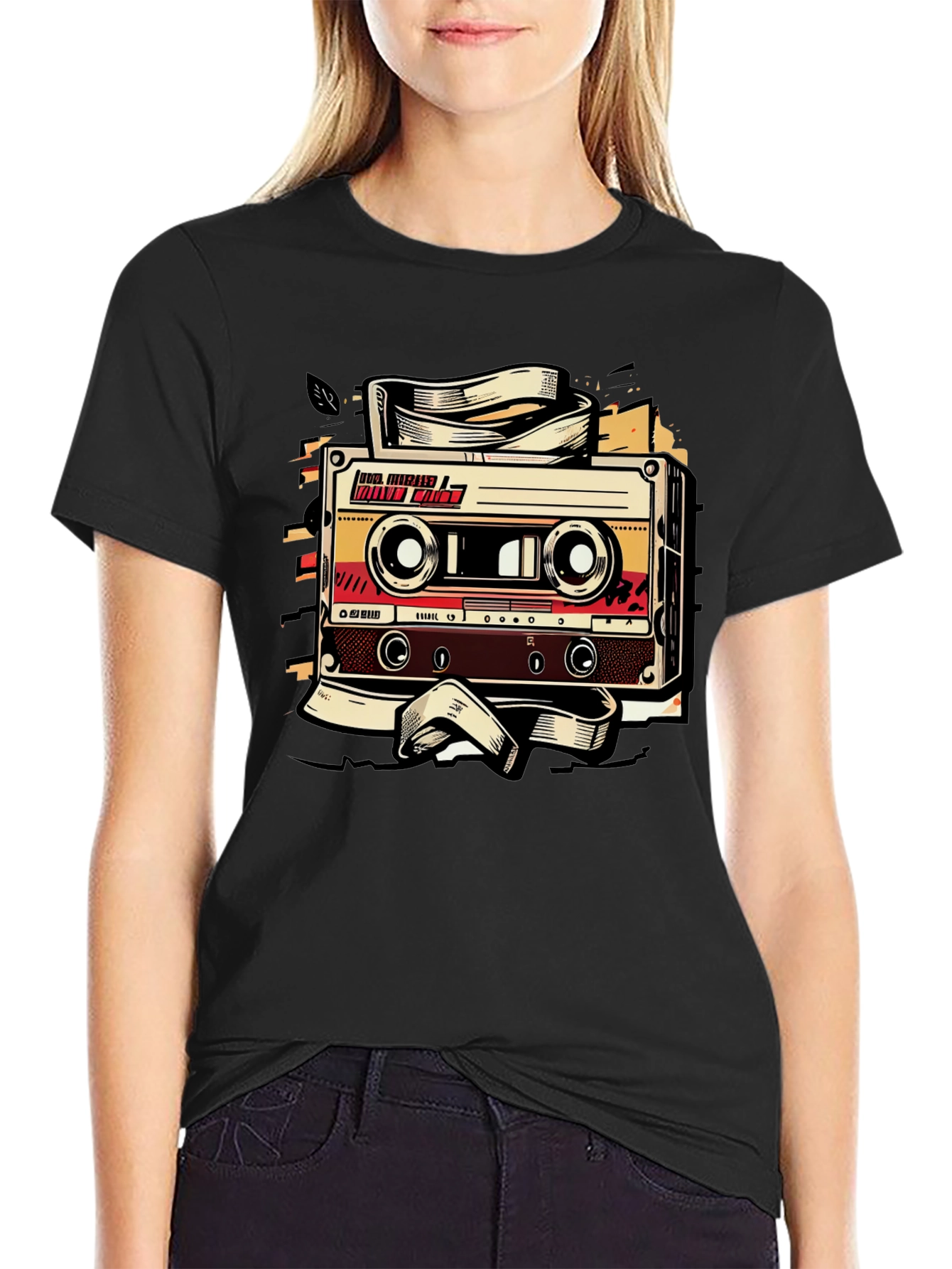 Retro Cassette Tape Graphic Tee