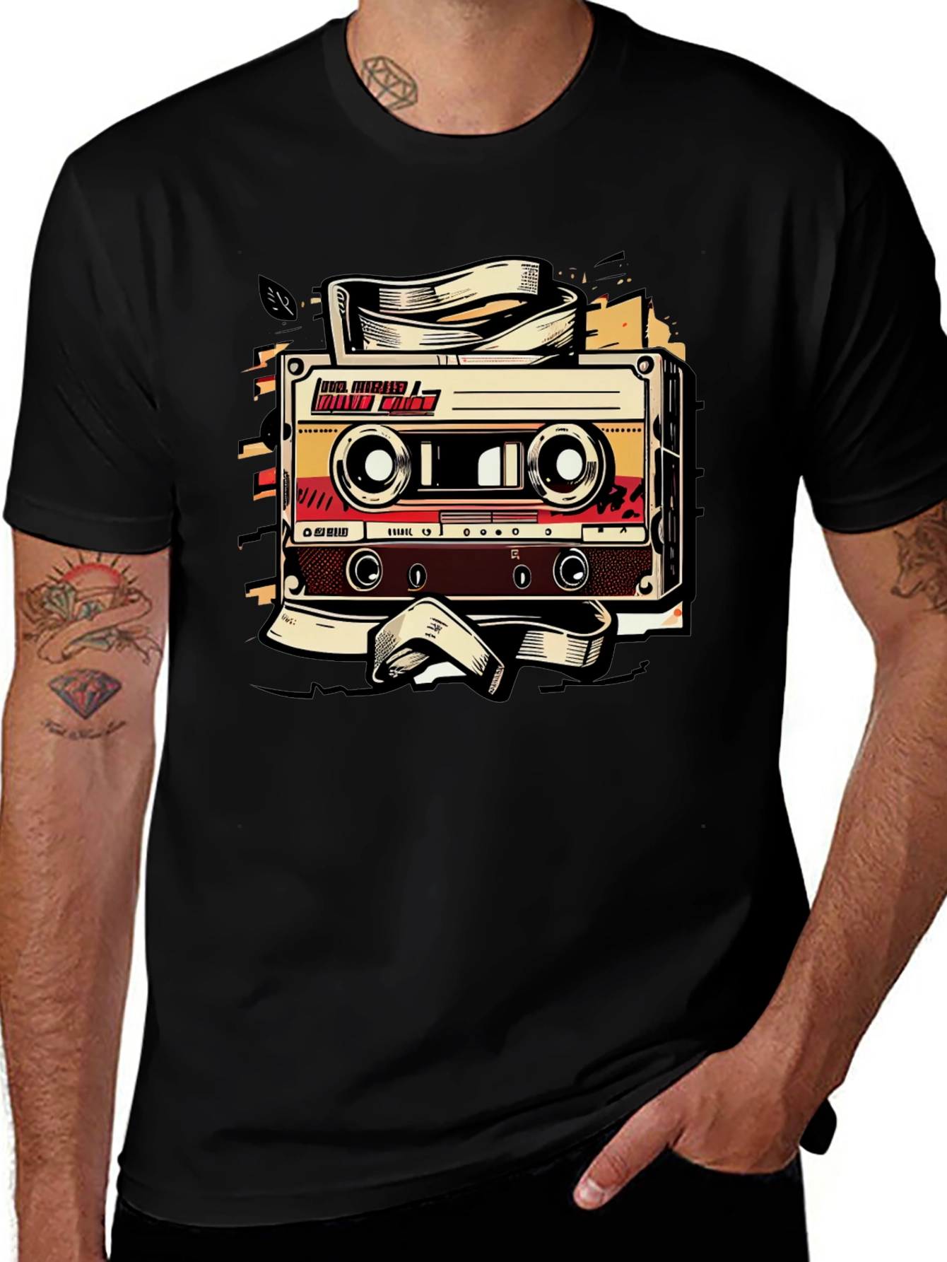 Retro Cassette Tape Graphic Tee