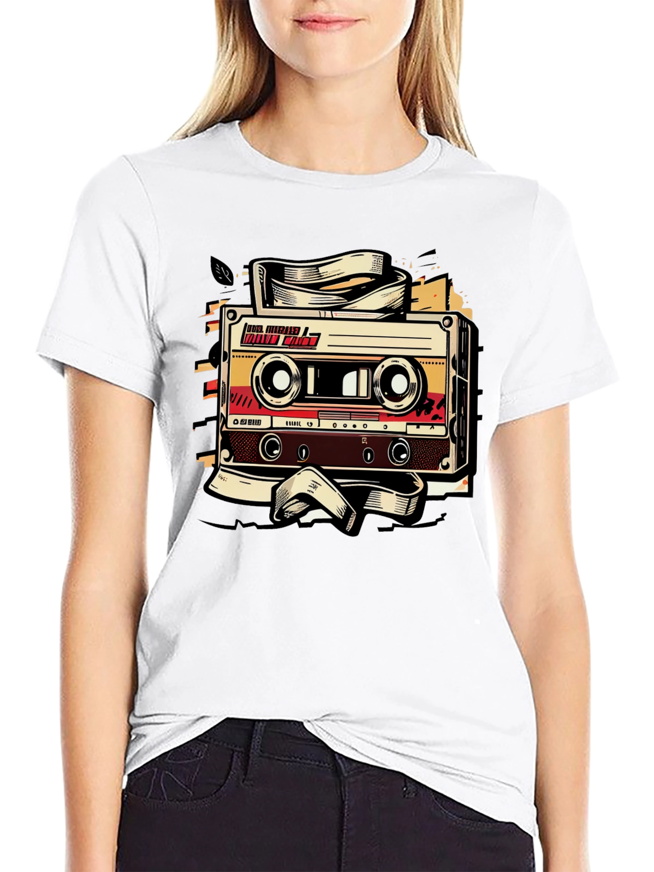 Retro Cassette Tape Graphic Tee
