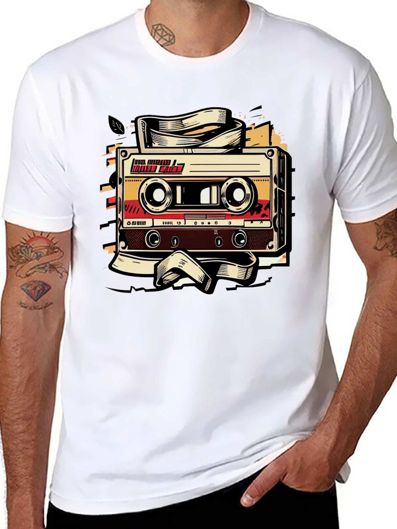 Retro Cassette Tape Graphic Tee
