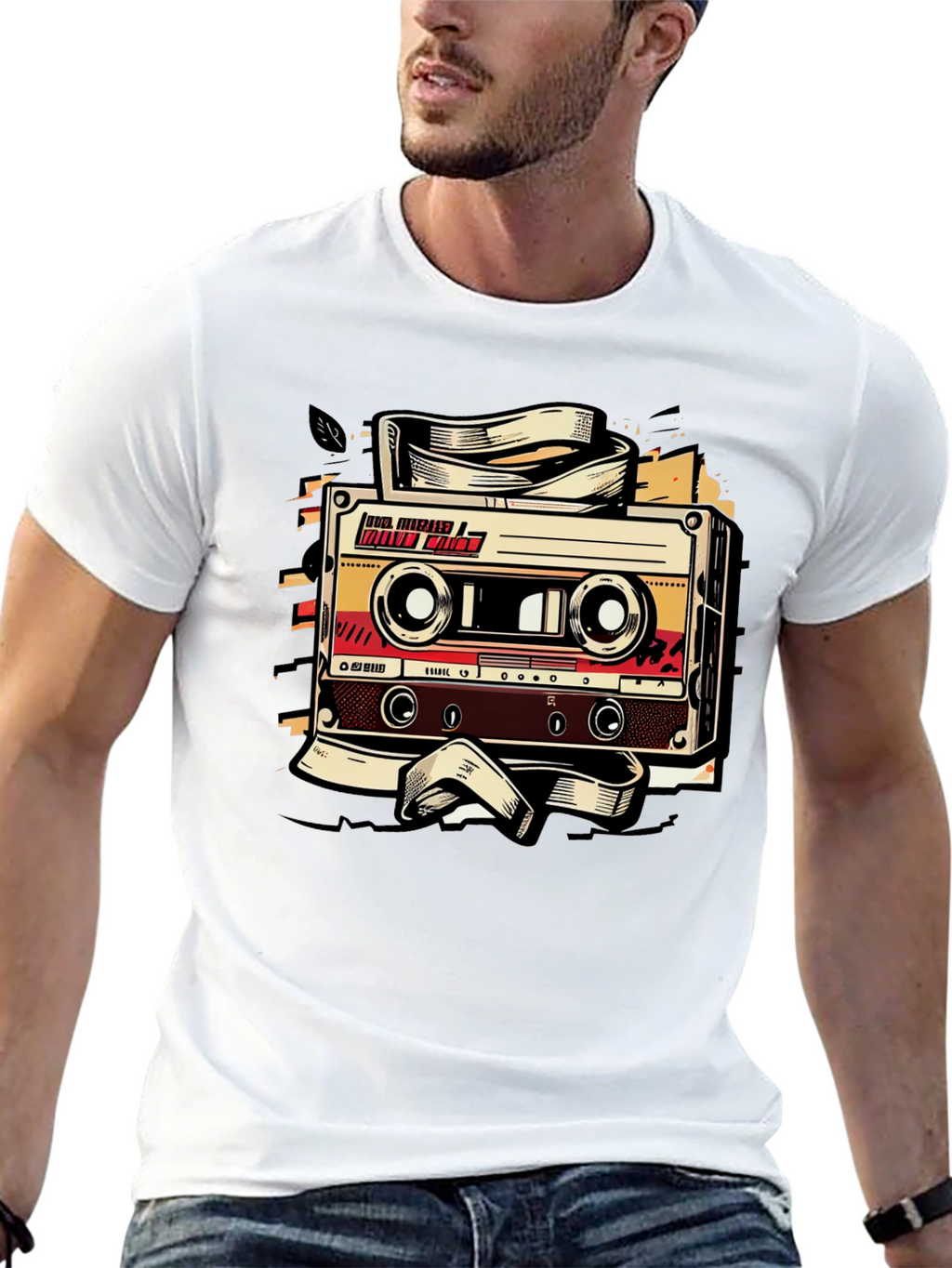 Retro Cassette Tape Graphic Tee