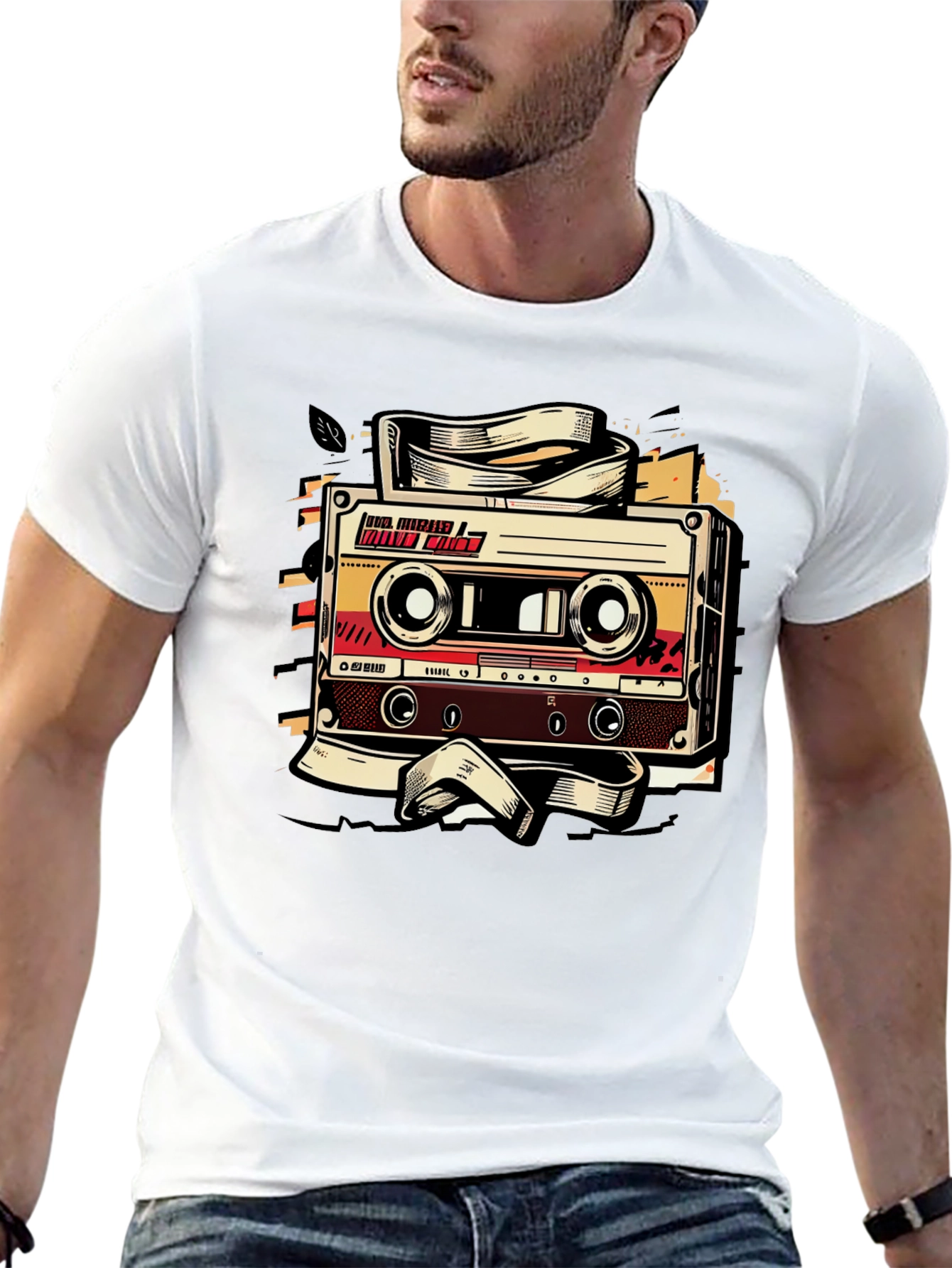 Retro Cassette Tape Graphic Tee